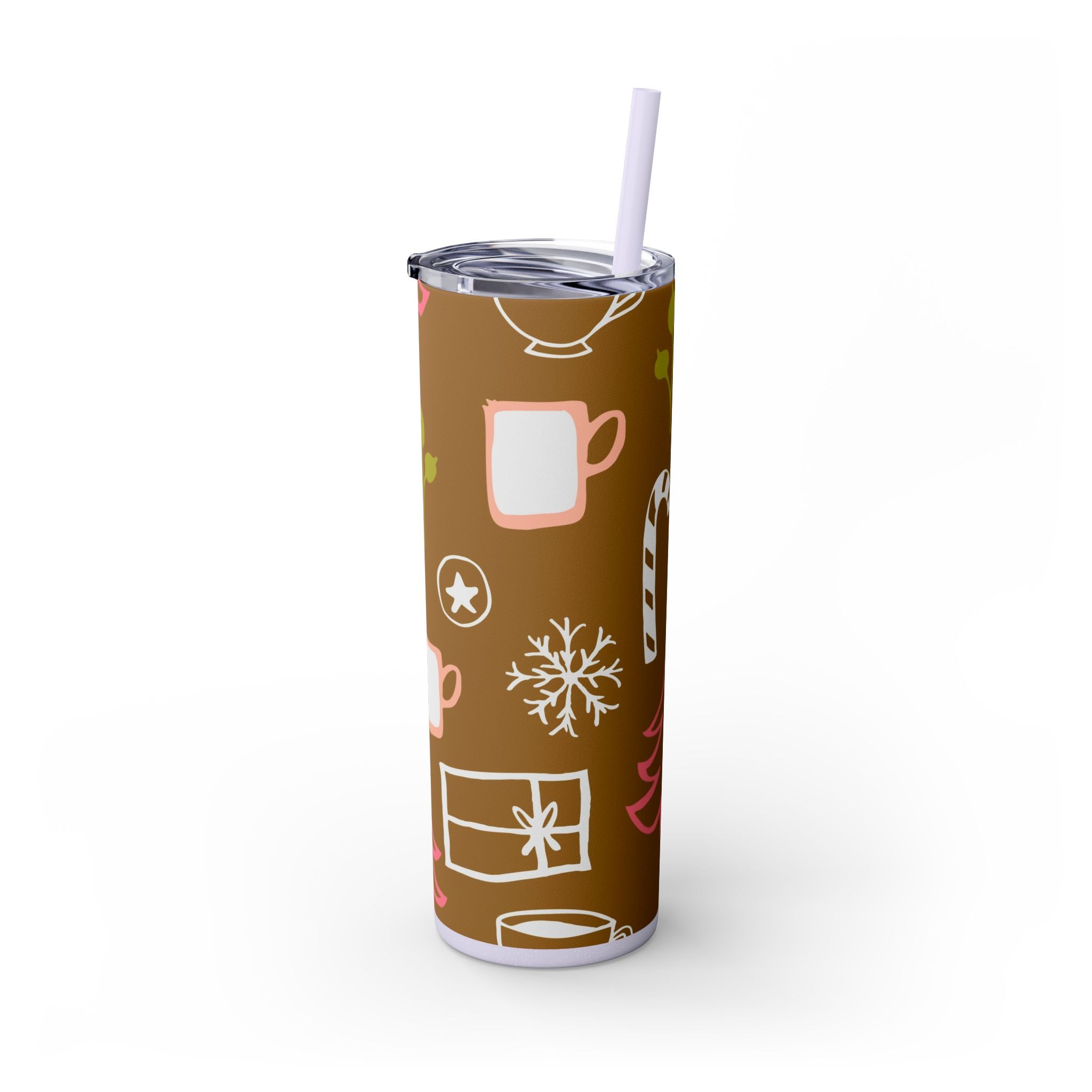 Christmas Magic 20oz Skinny Tumbler with Straw