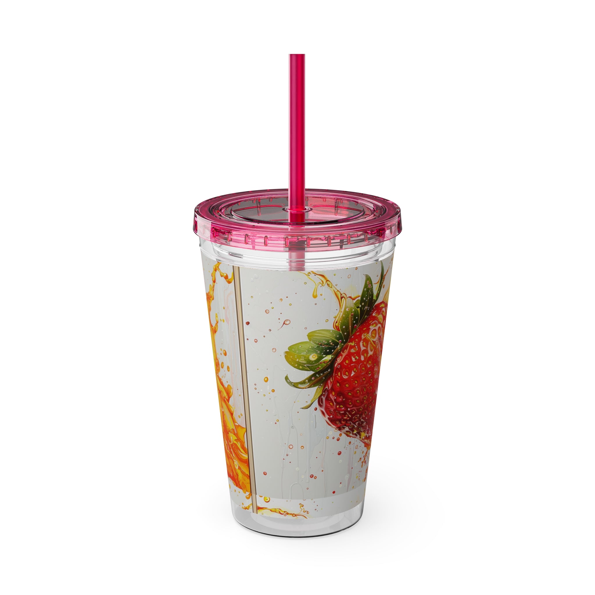 Sunsplash Tumbler with Straw, 16oz
