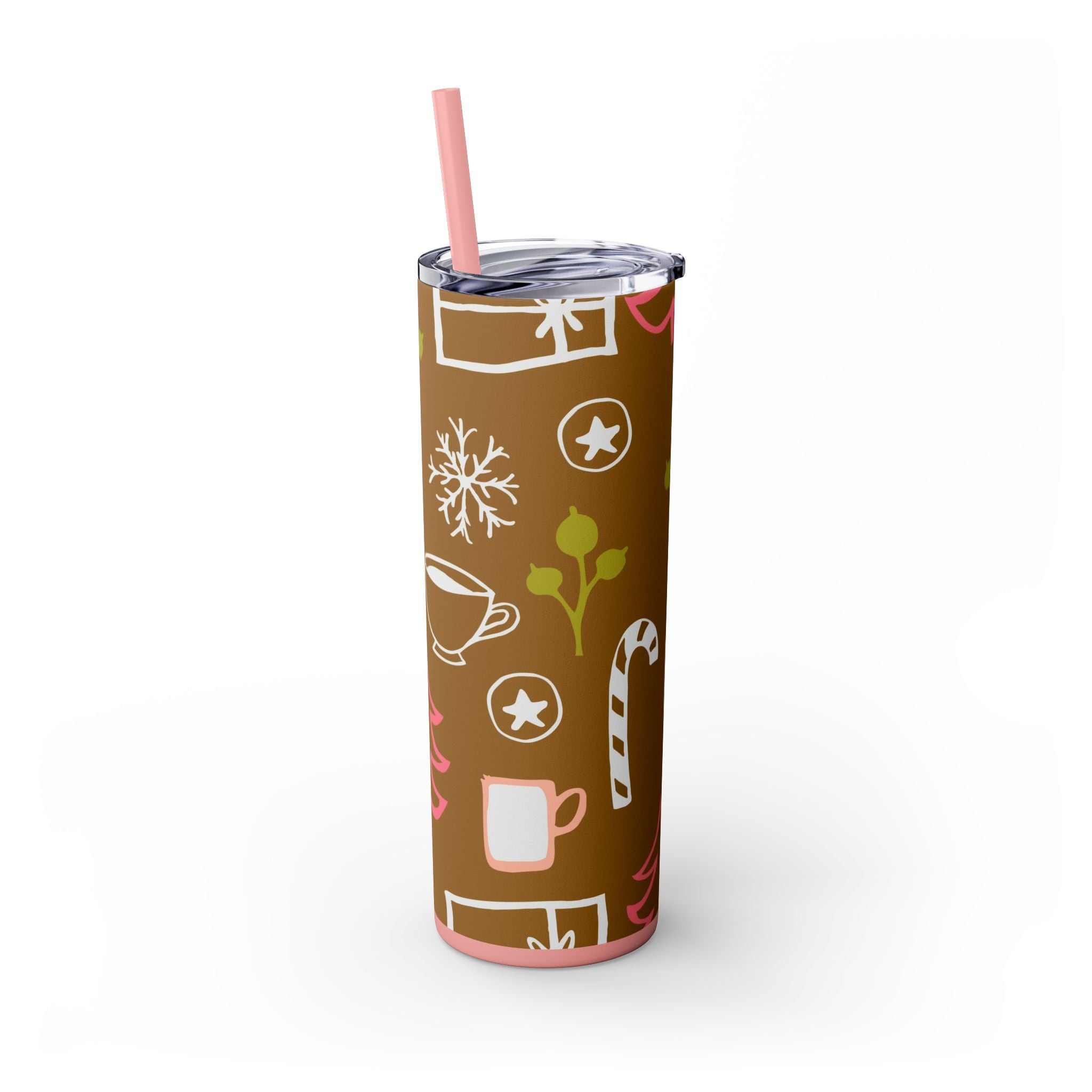 Christmas Magic 20oz Skinny Tumbler with Straw