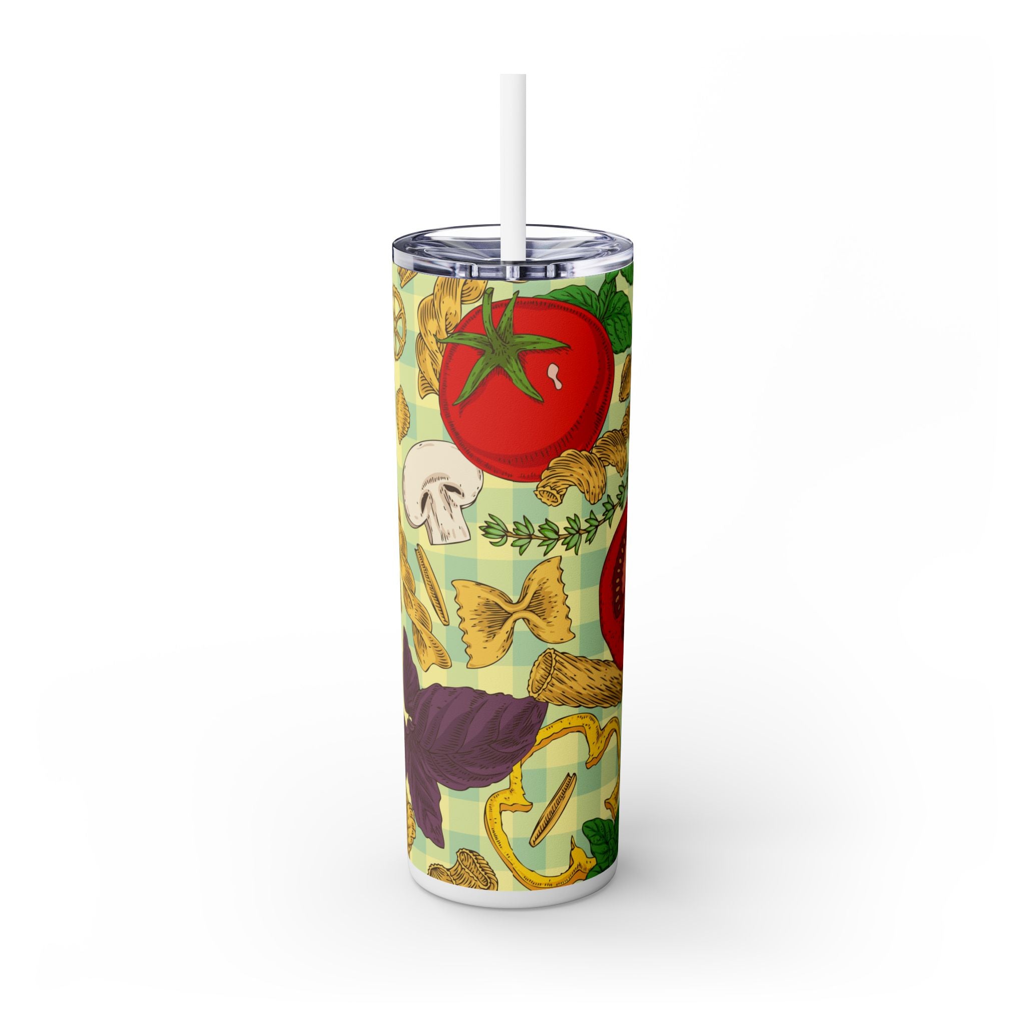 Skinny Tumbler with Straw, 20oz