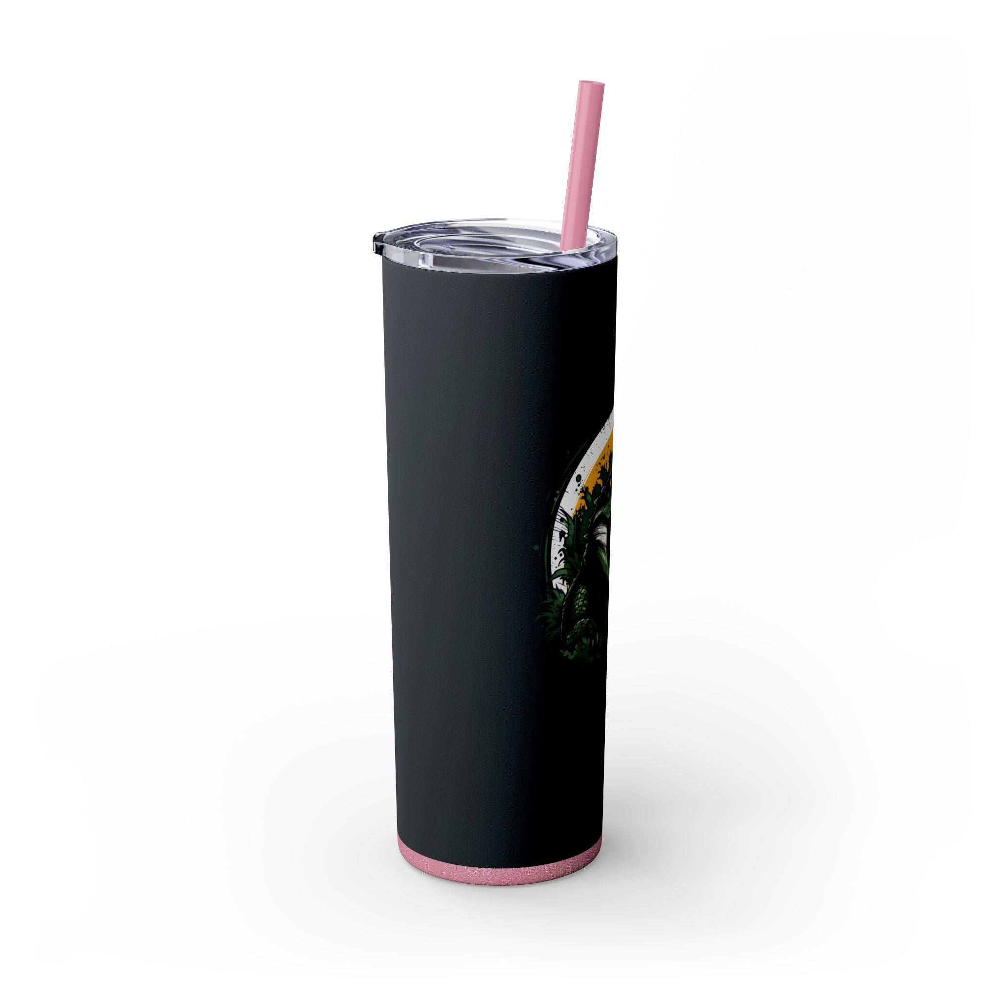 20oz Skinny Tumbler: Crocodile Print for Every Sip