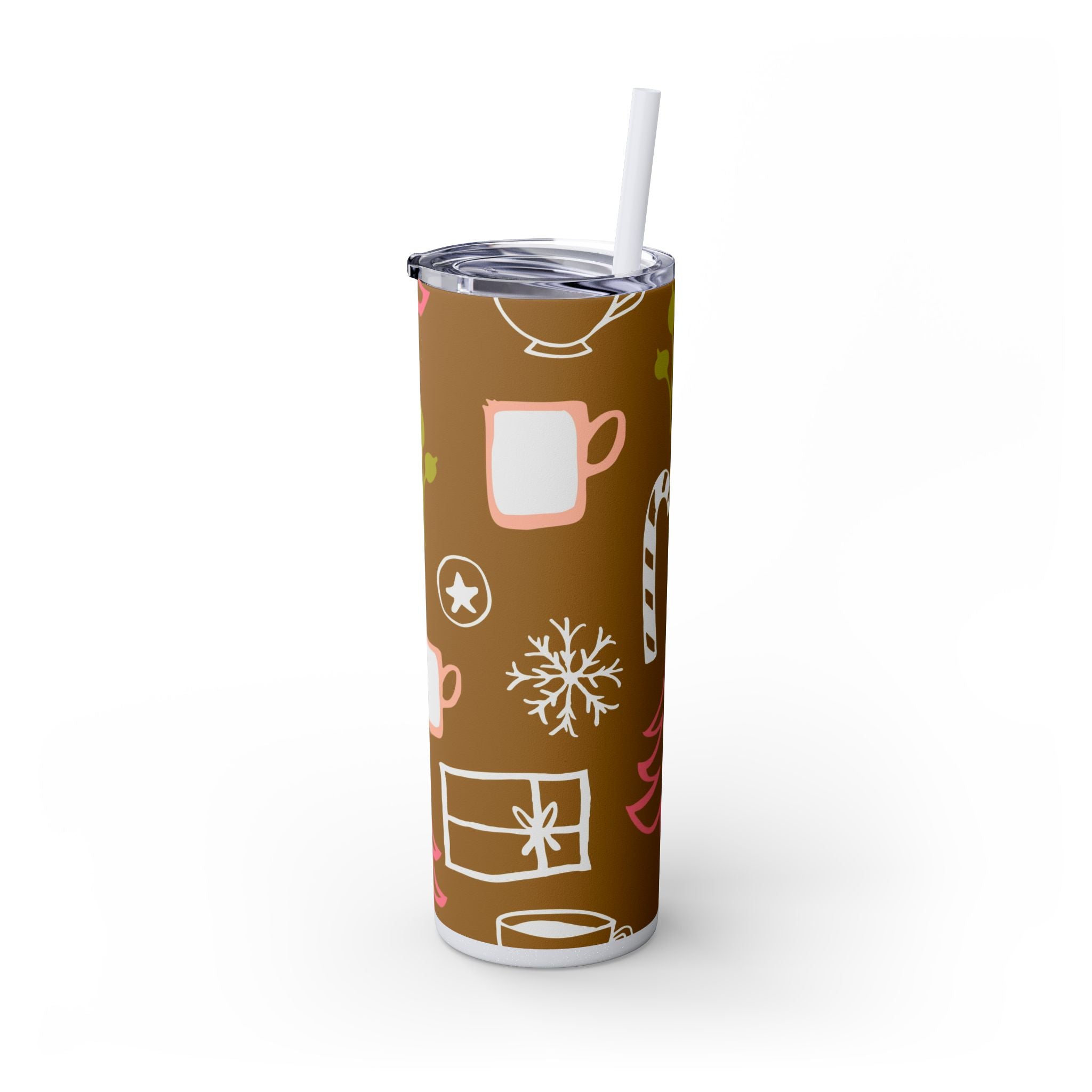Christmas Magic 20oz Skinny Tumbler with Straw