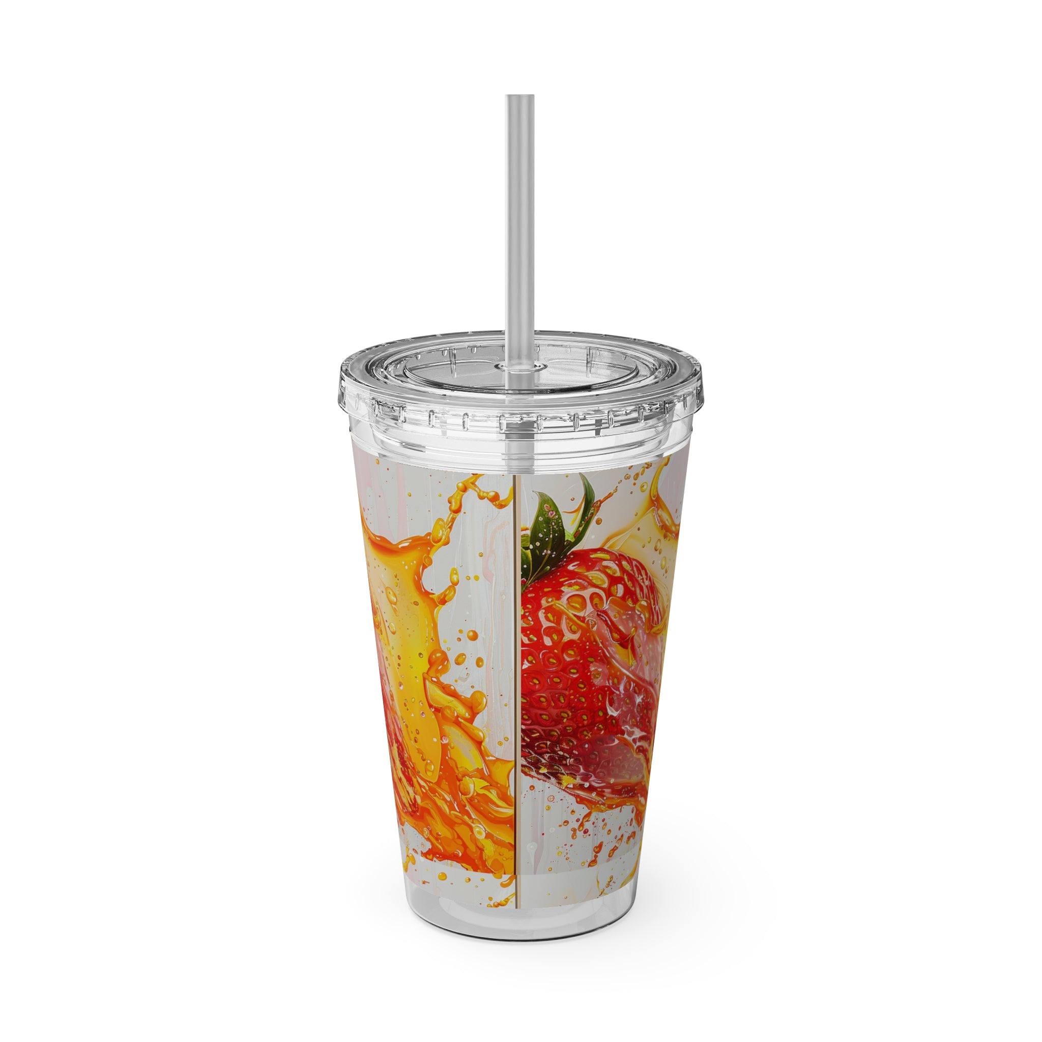Sunsplash Tumbler with Straw, 16oz