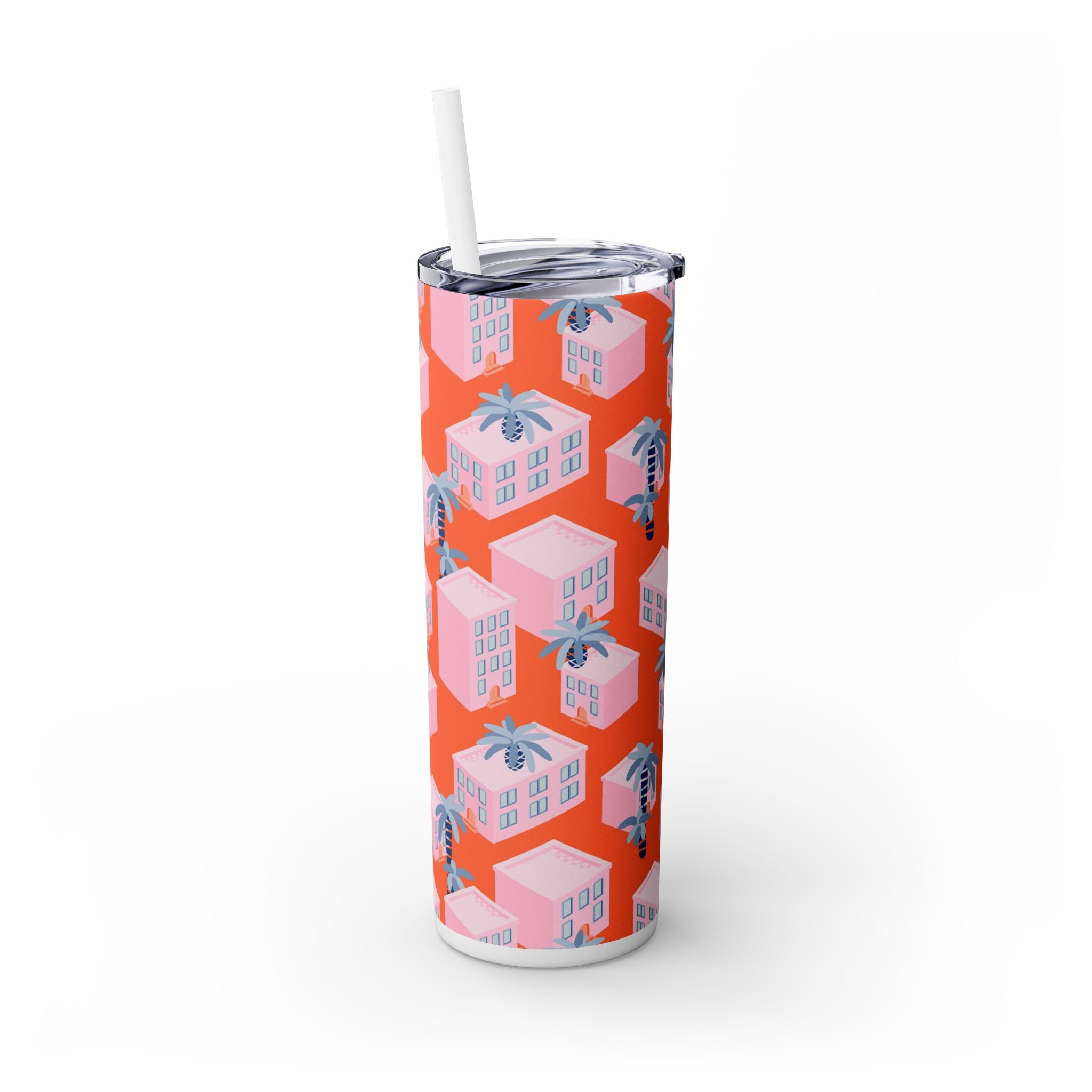 Skinny Tumbler with Straw, 20oz
