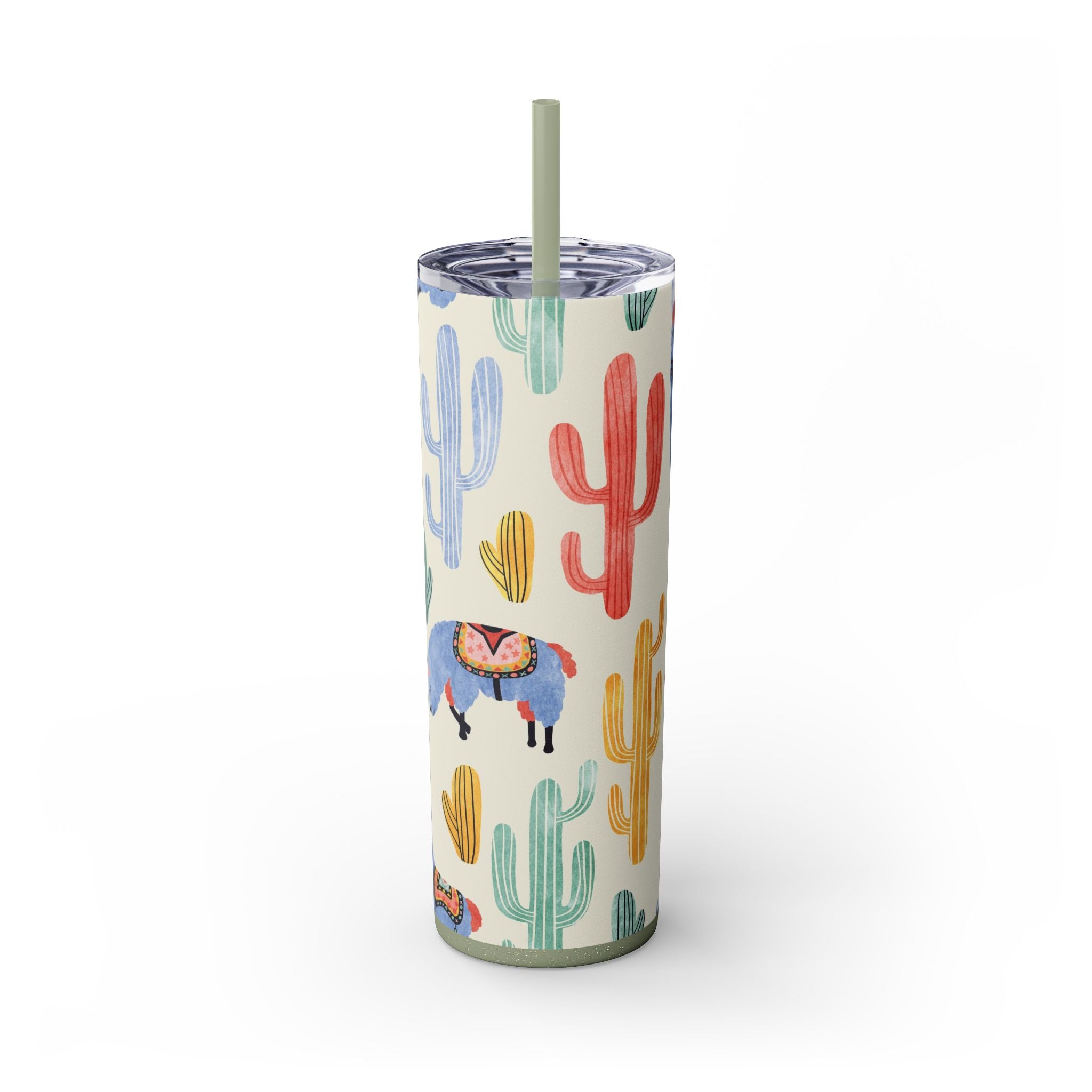 Skinny Tumbler with Straw, 20oz