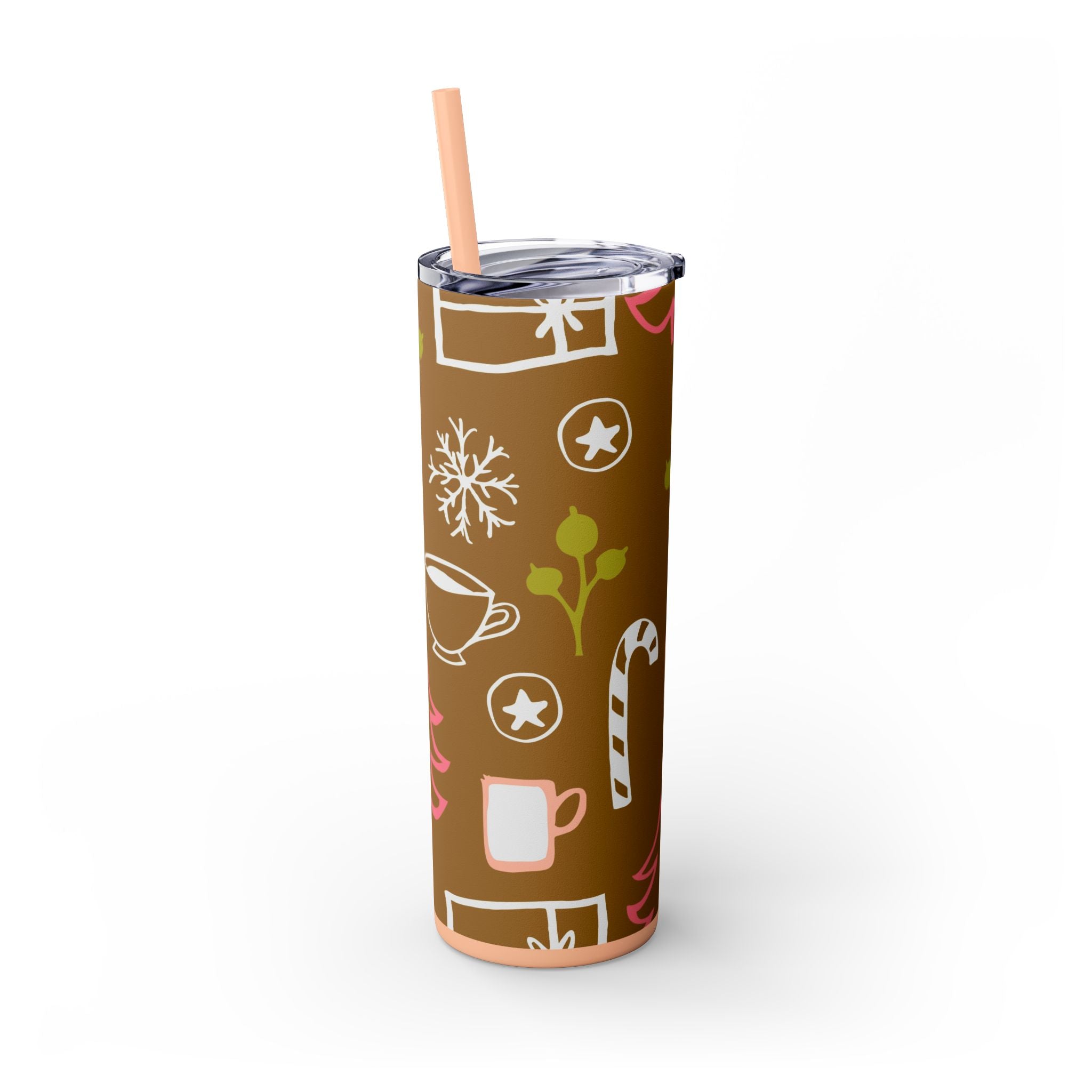 Christmas Magic 20oz Skinny Tumbler with Straw