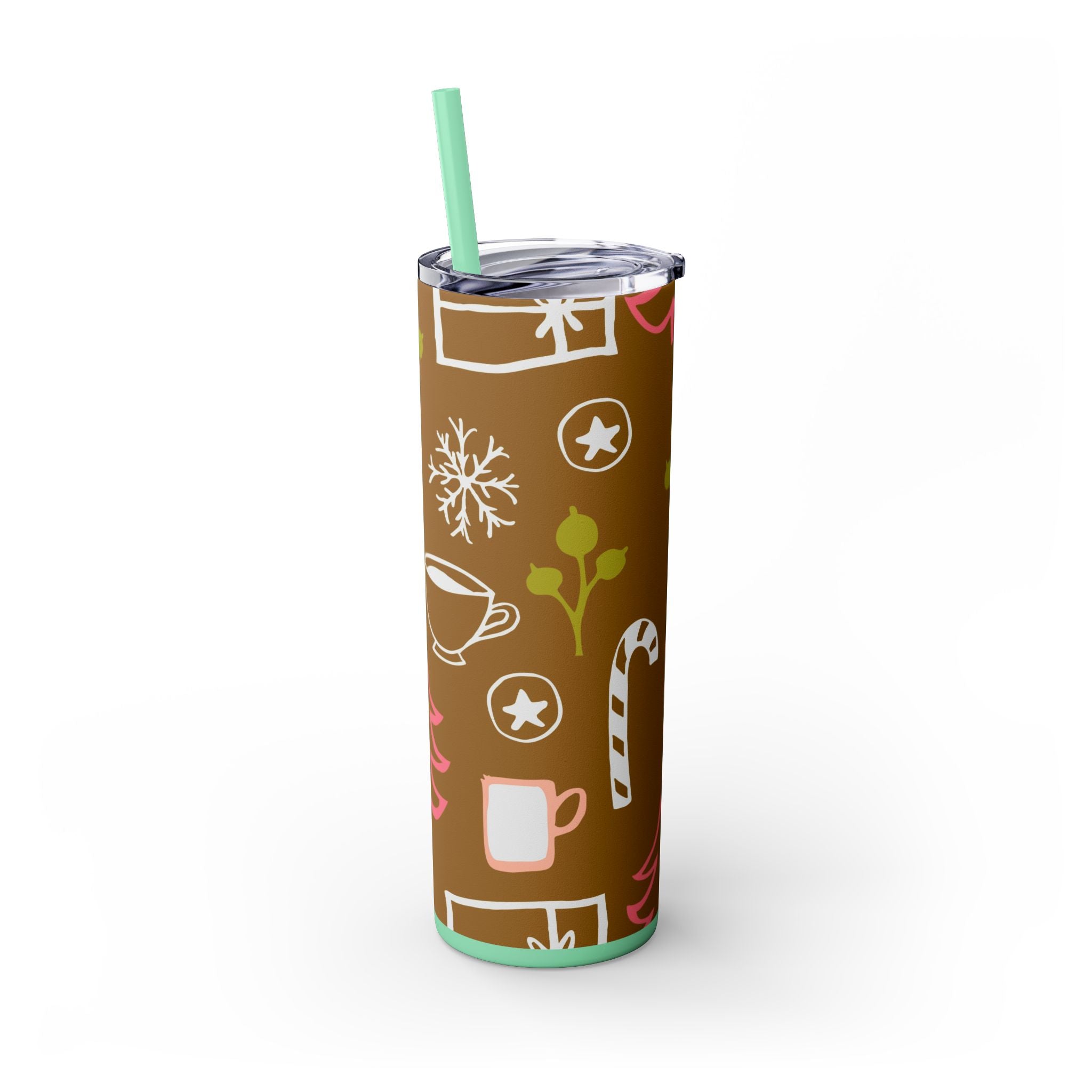 Christmas Magic 20oz Skinny Tumbler with Straw