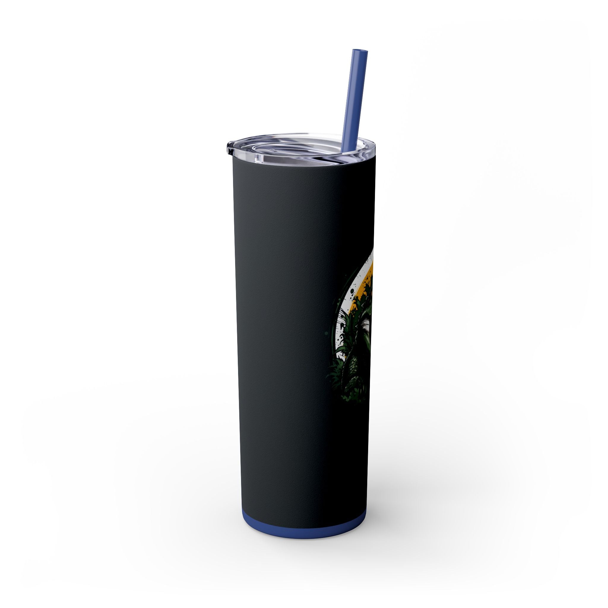 20oz Skinny Tumbler: Crocodile Print for Every Sip