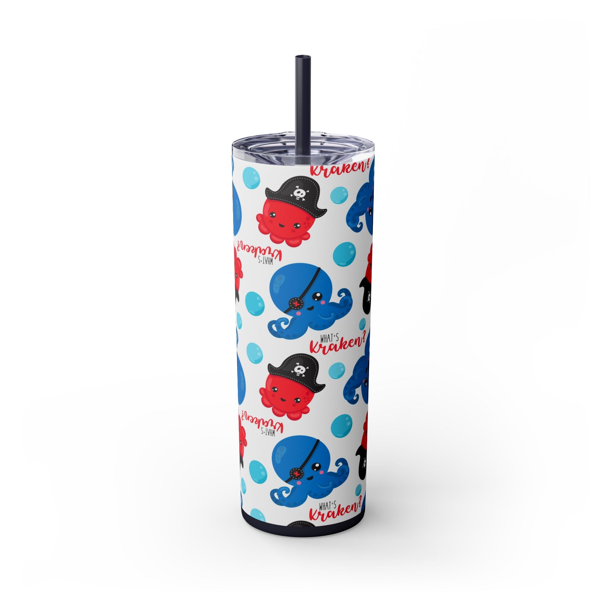 Chilling Sips: 20oz Skinny Tumbler for Halloween