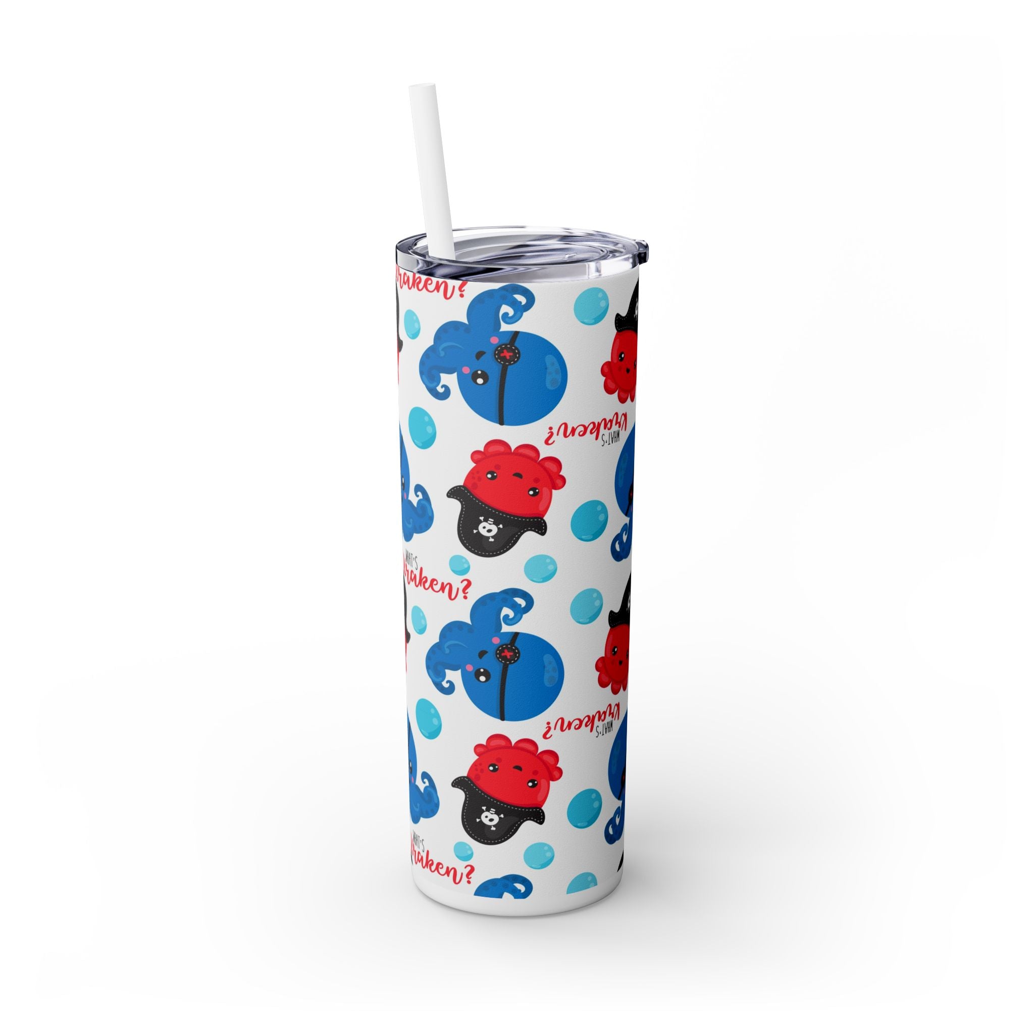 Chilling Sips: 20oz Skinny Tumbler for Halloween