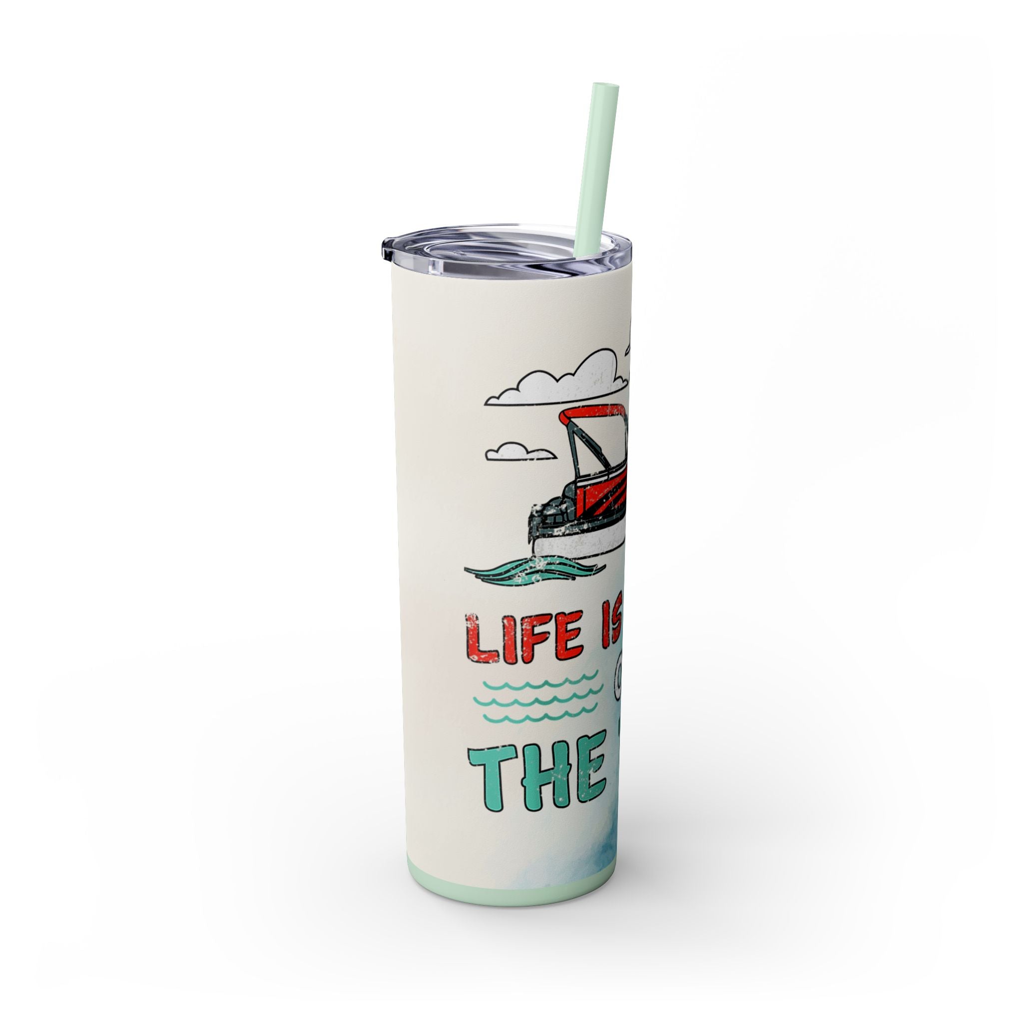 Skinny Tumbler with Straw, 20oz