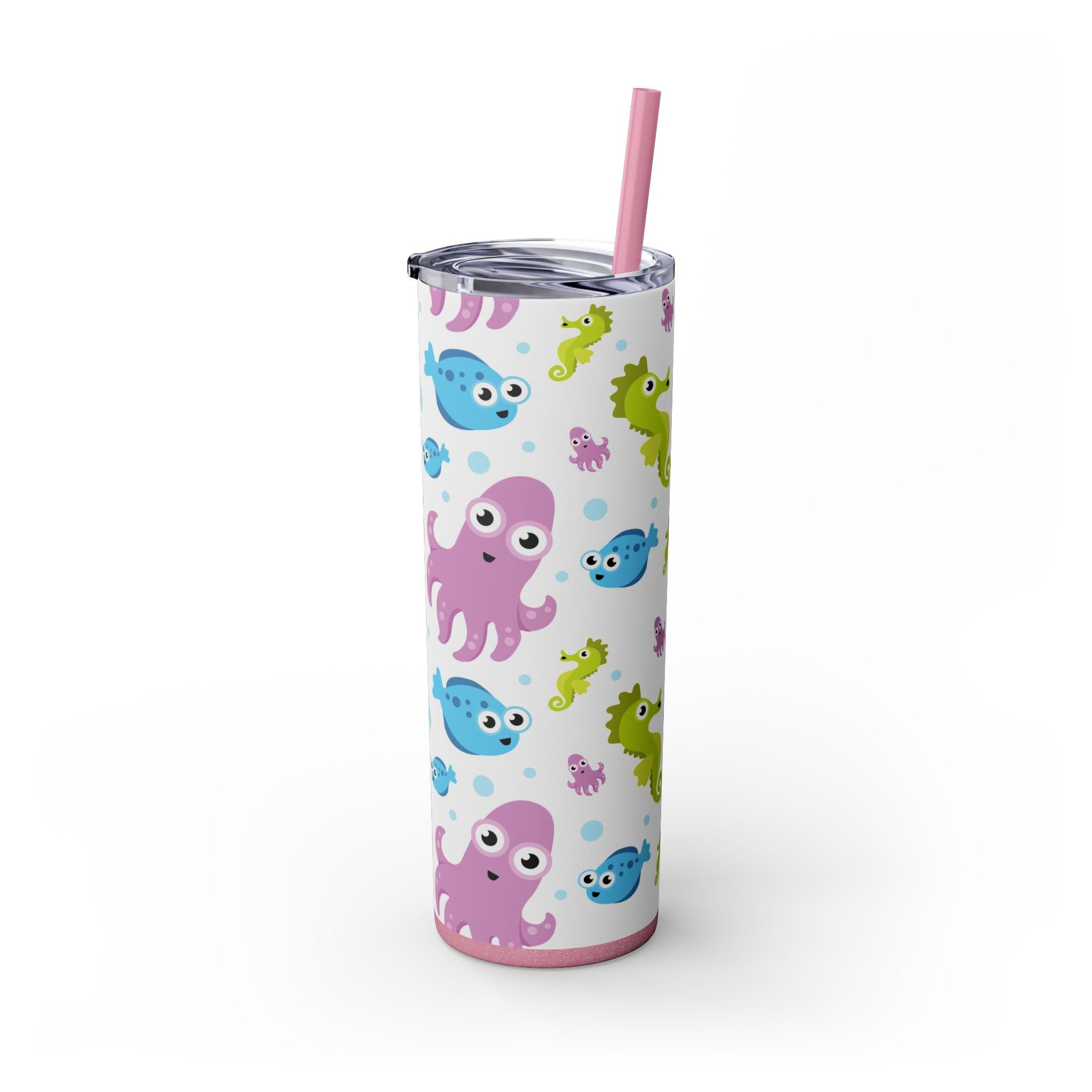 Skinny Tumbler with Straw, 20oz