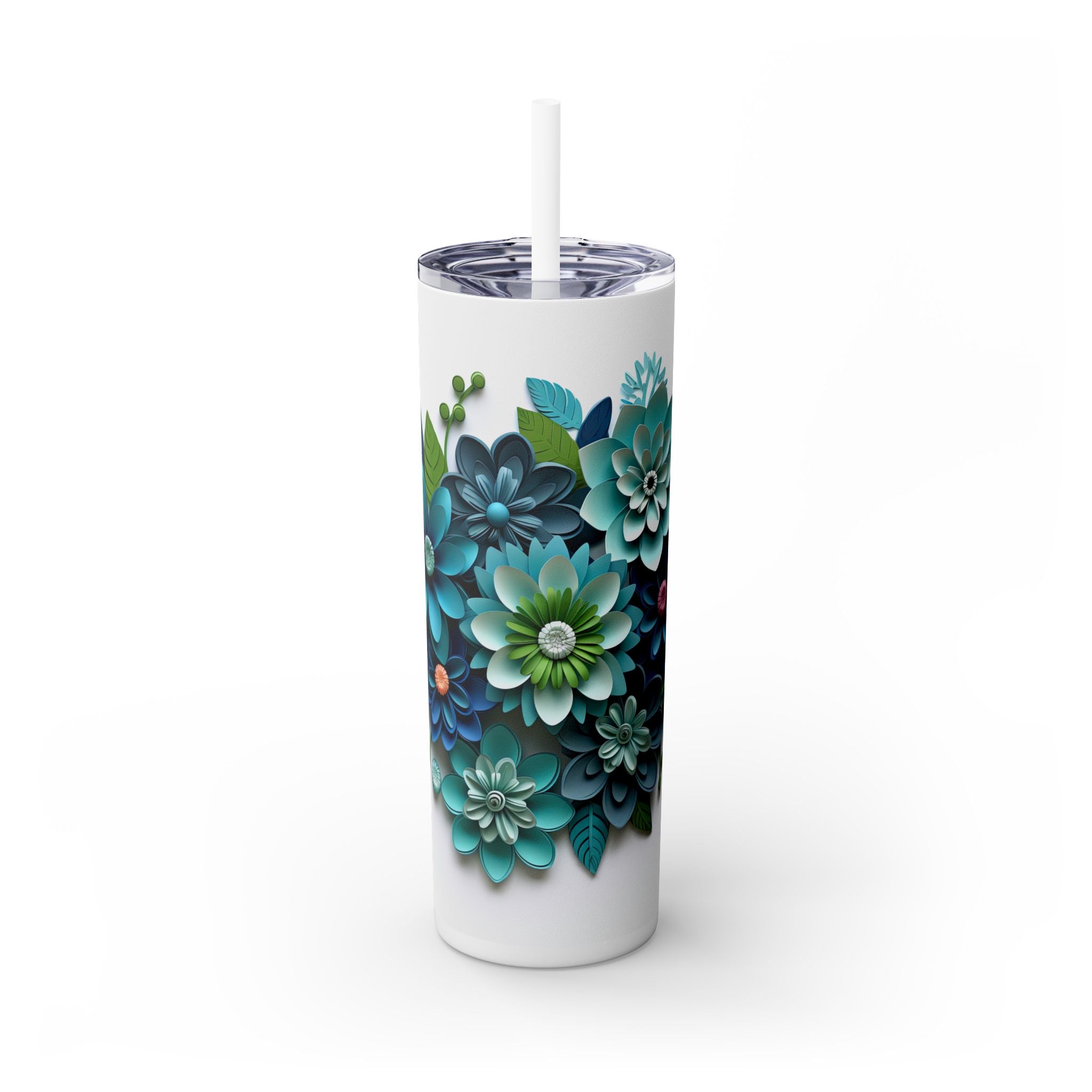 Skinny Tumbler with Straw, 20oz