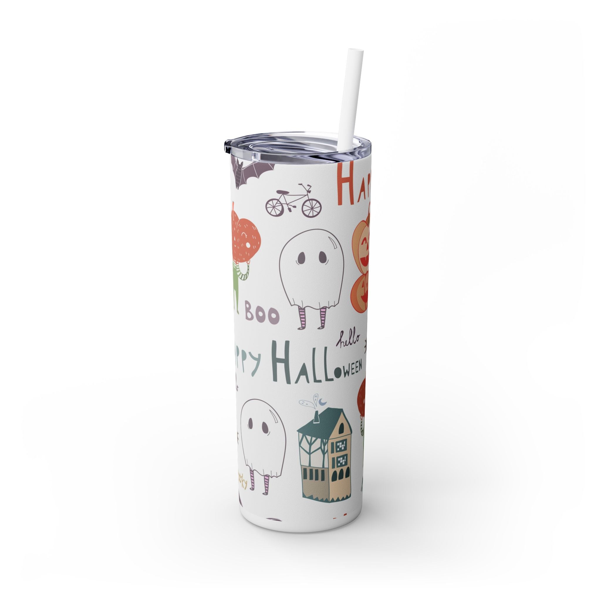 Skinny Tumbler with Straw, 20oz