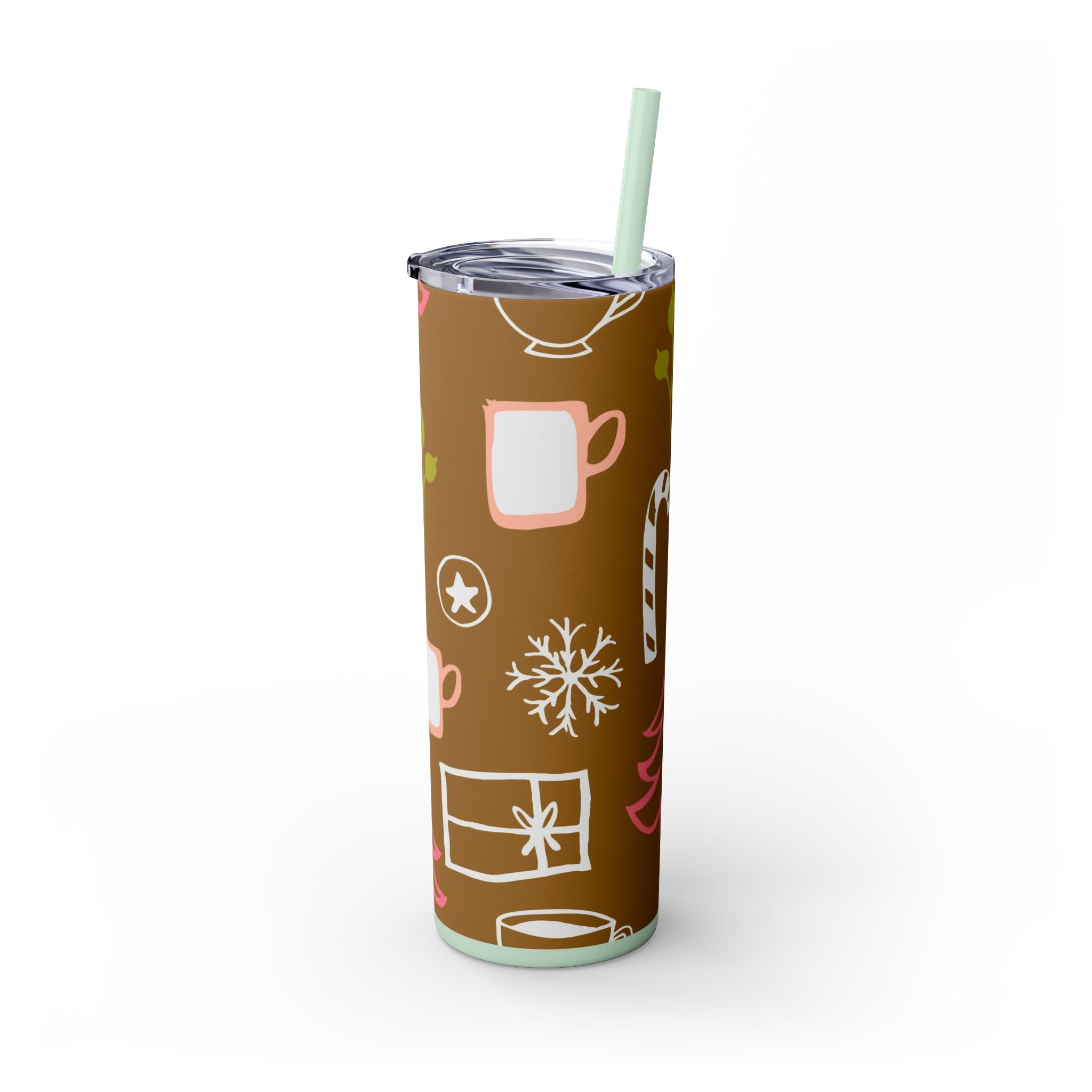Christmas Magic 20oz Skinny Tumbler with Straw