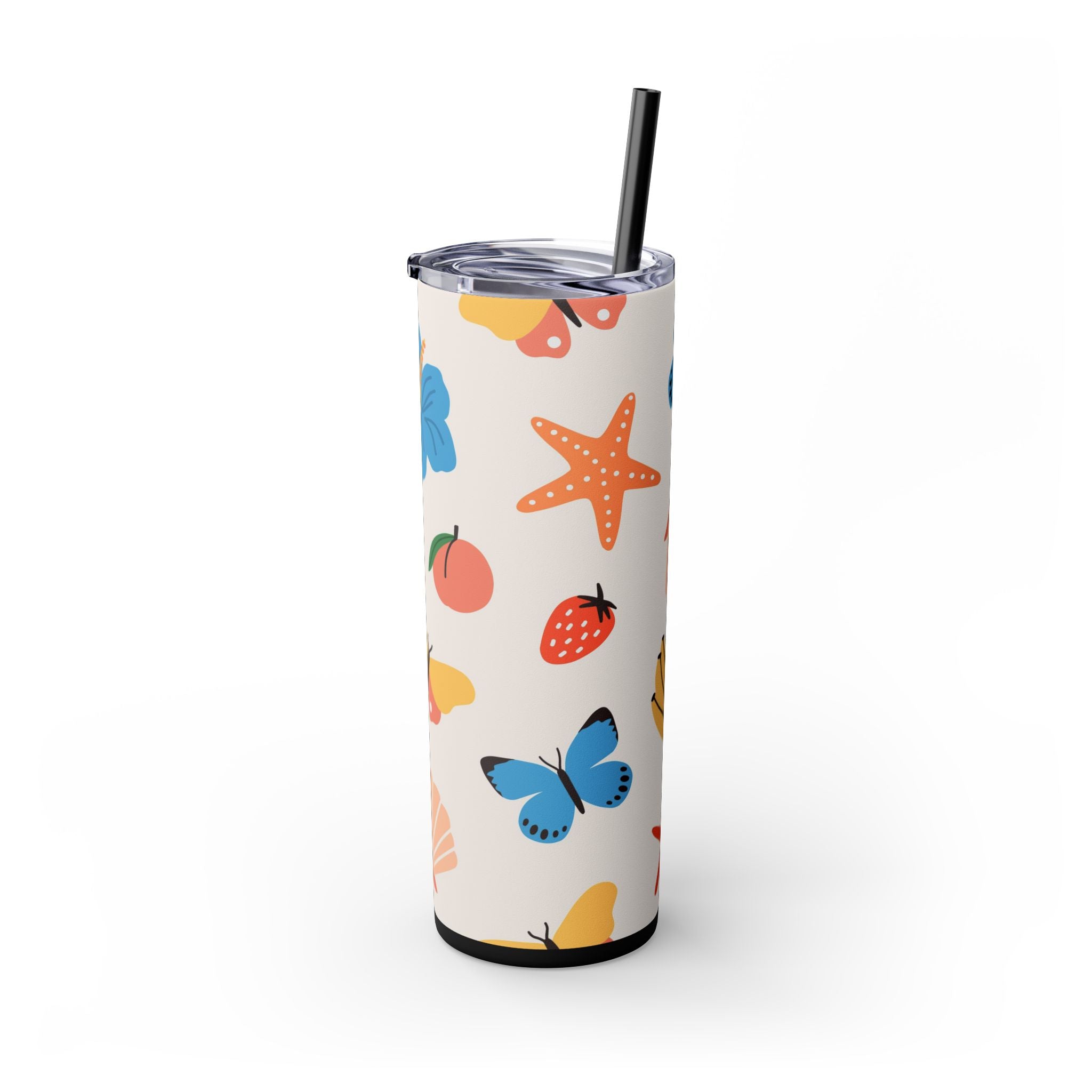 Skinny Tumbler with Straw, 20oz