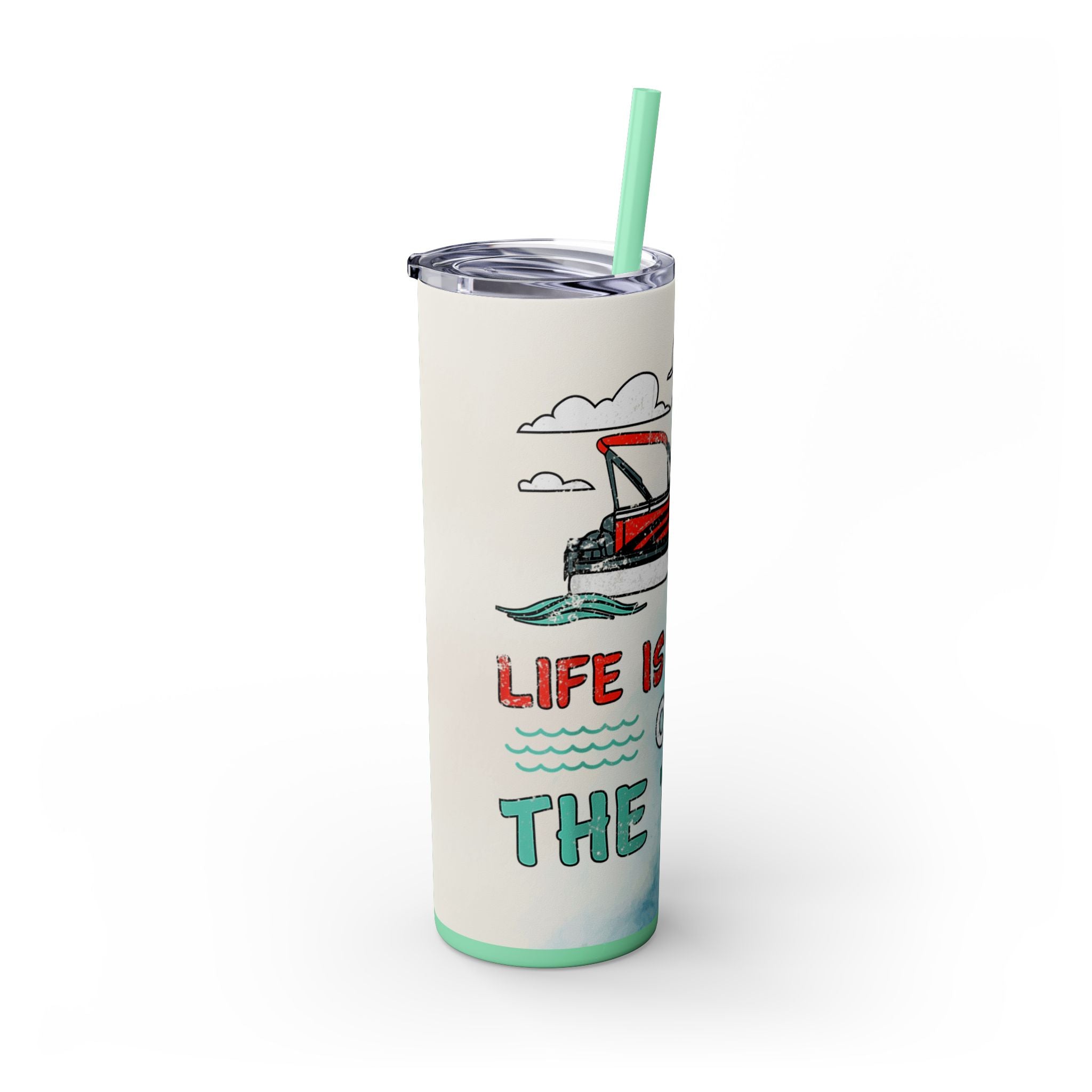 Skinny Tumbler with Straw, 20oz