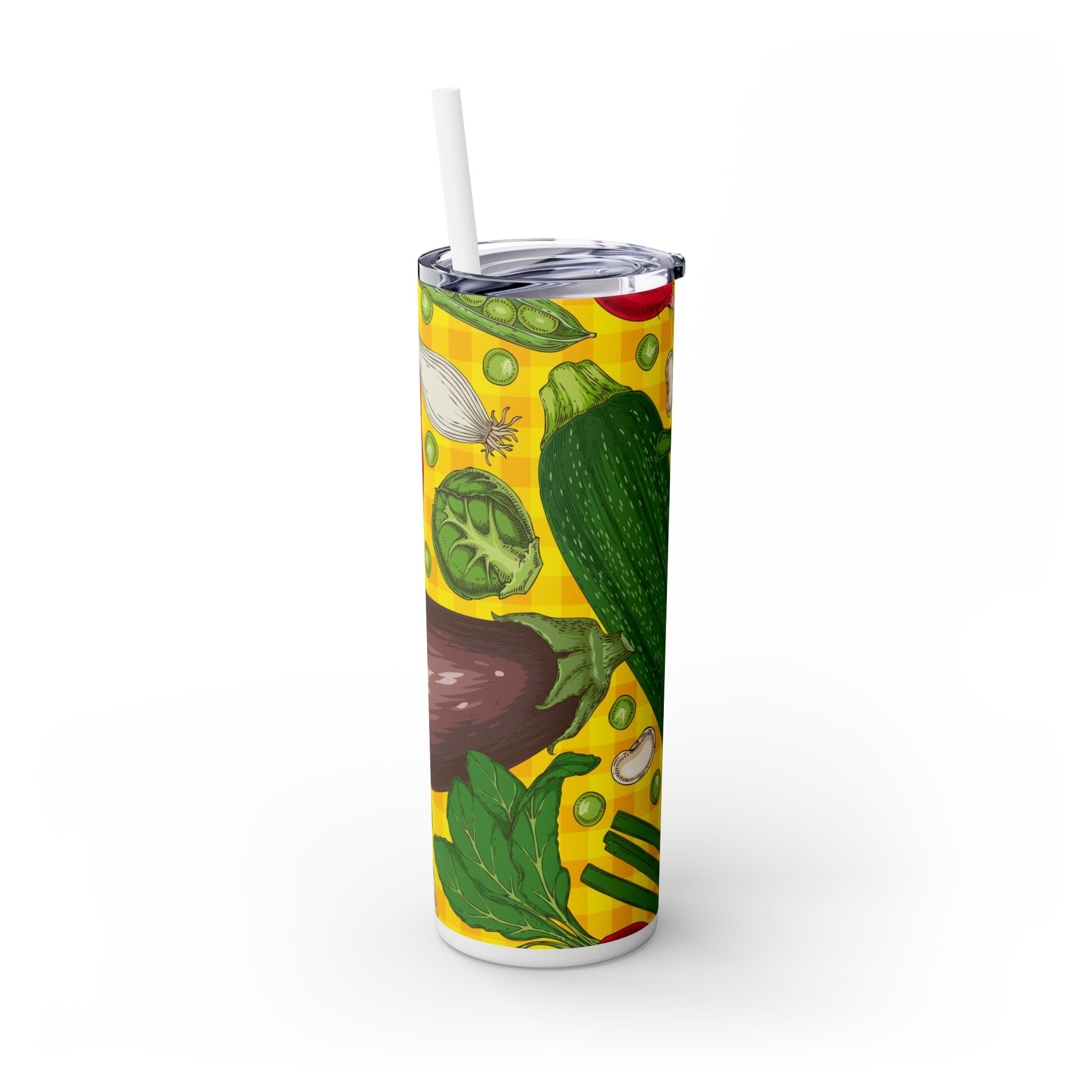 Skinny Tumbler with Straw, 20oz