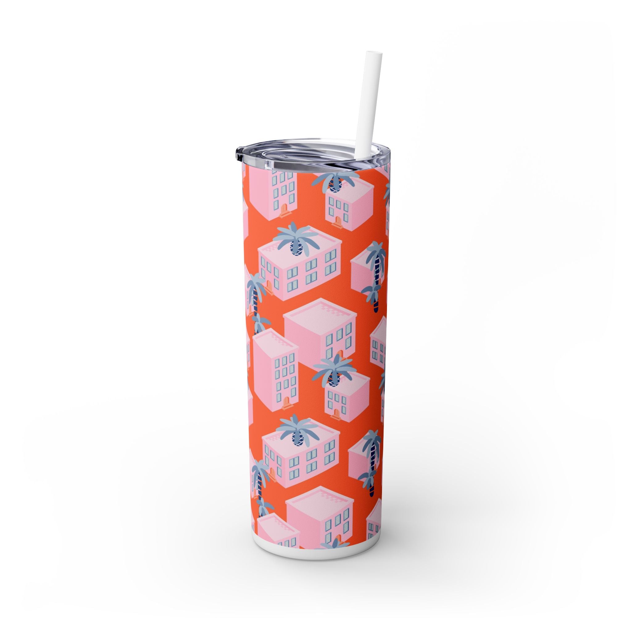 Skinny Tumbler with Straw, 20oz