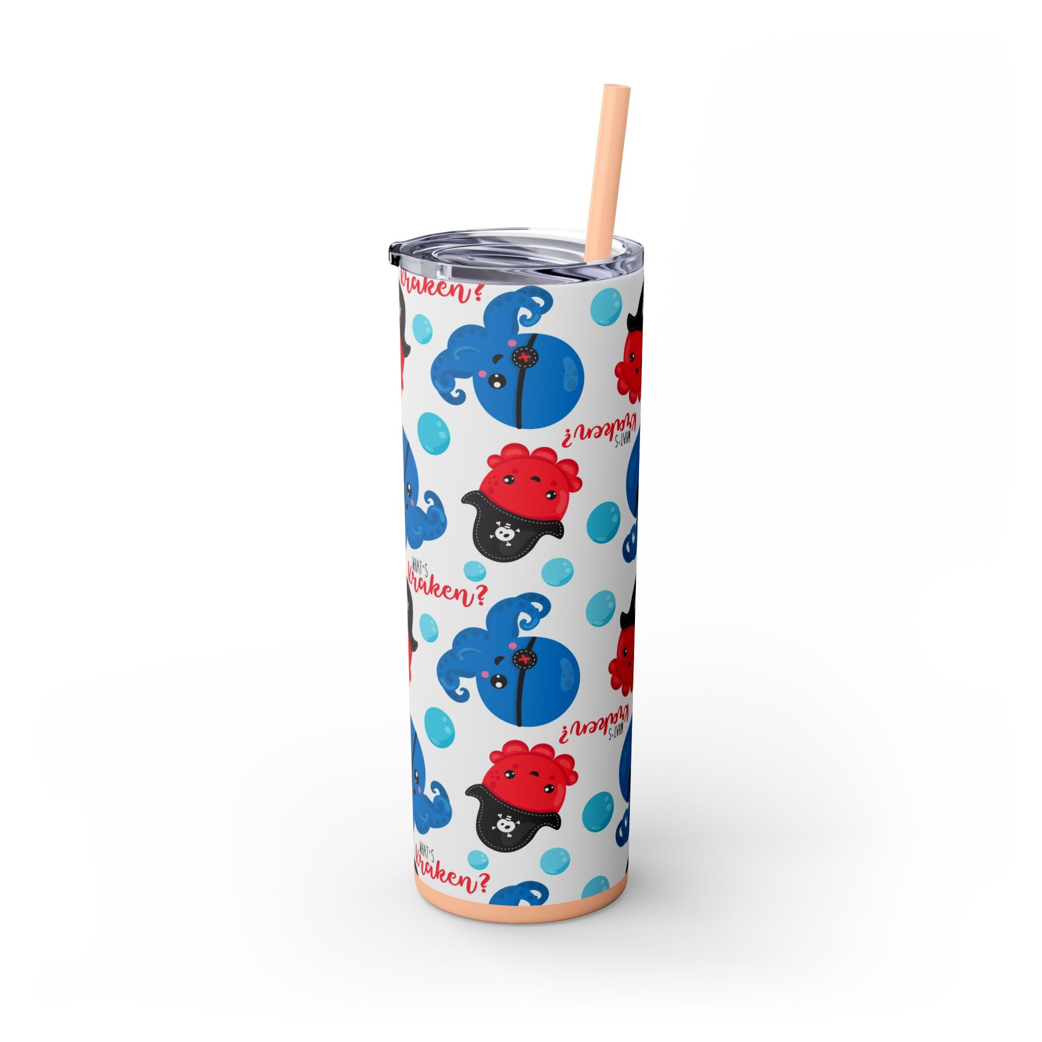 Chilling Sips: 20oz Skinny Tumbler for Halloween