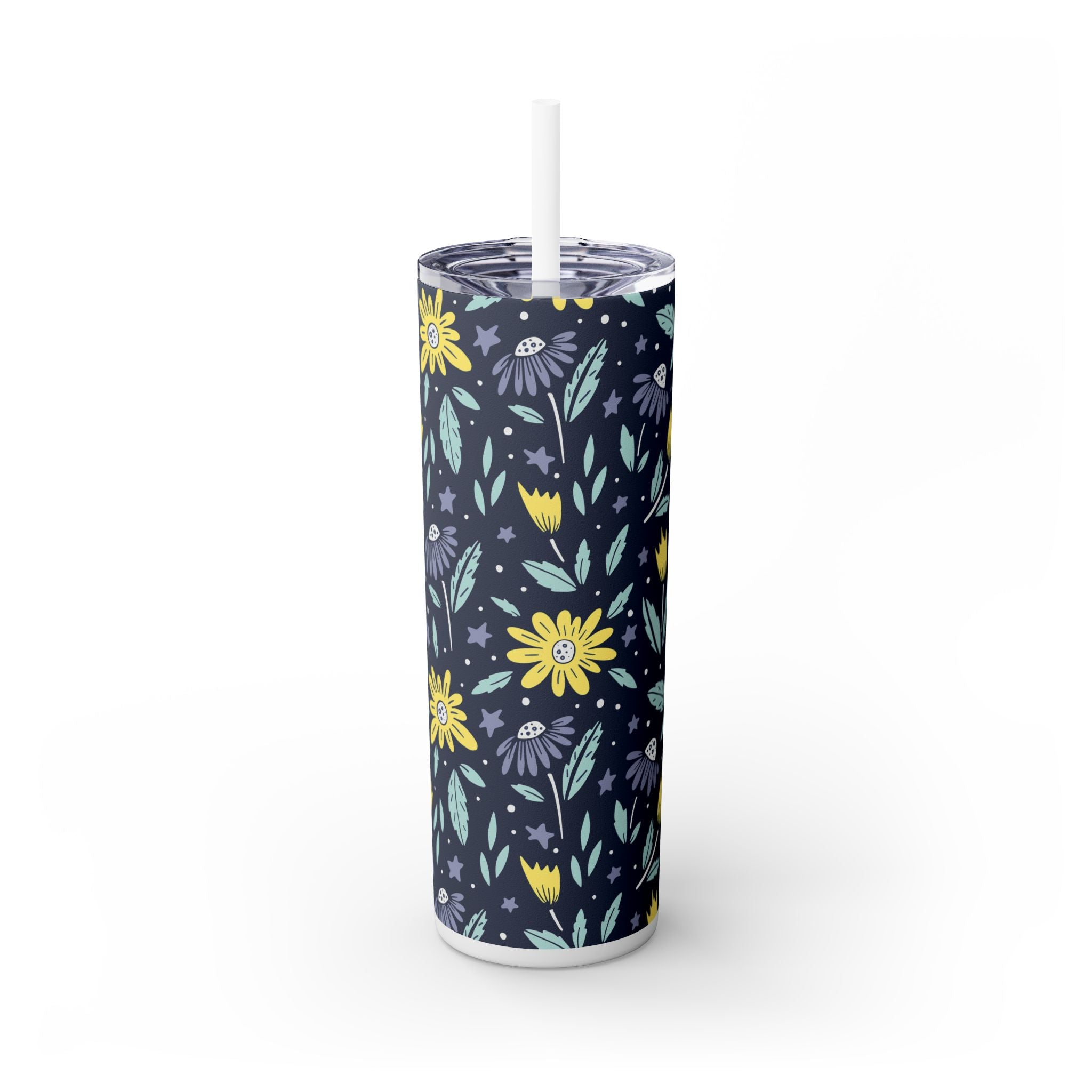 Skinny Tumbler with Straw, 20oz