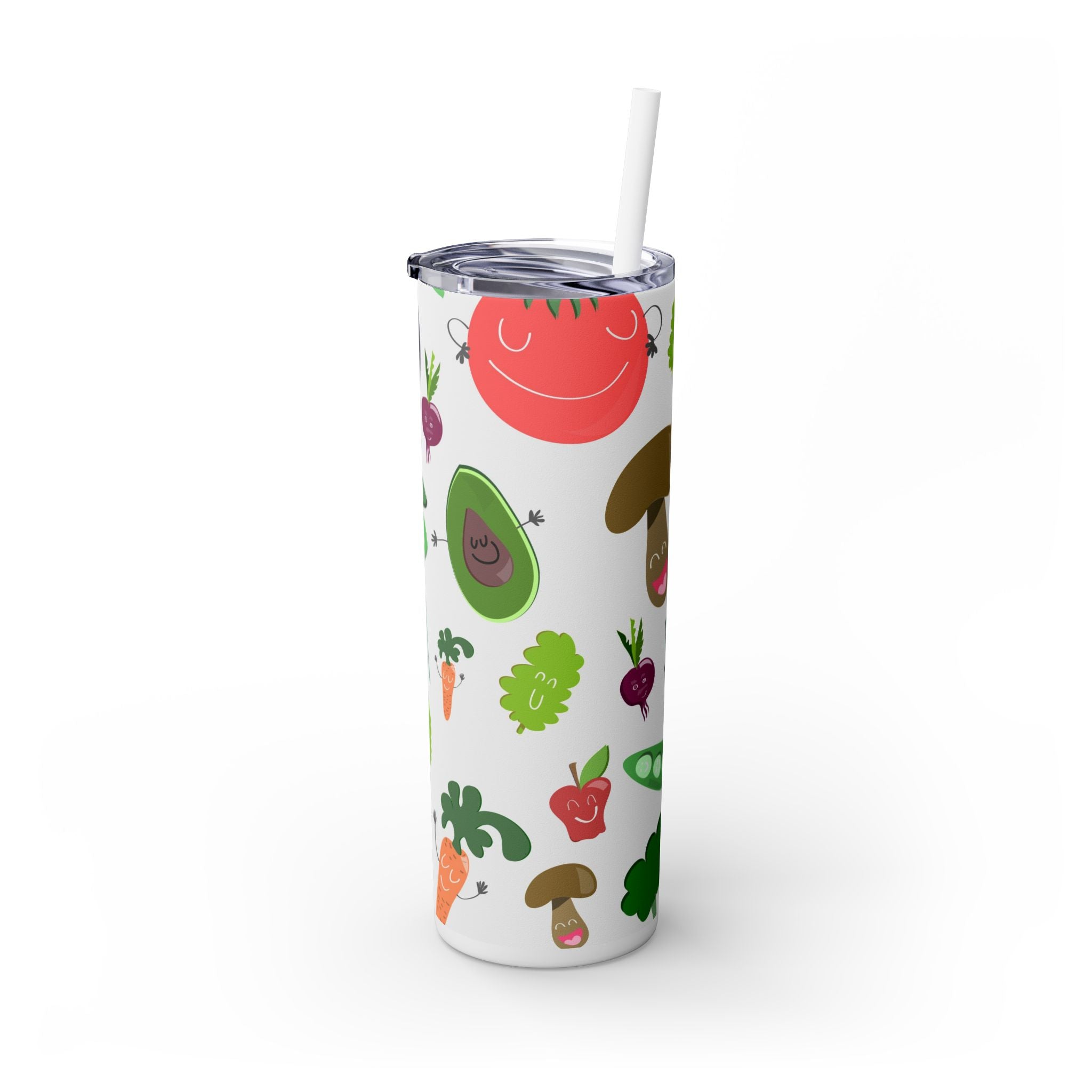 Skinny Tumbler with Straw, 20oz