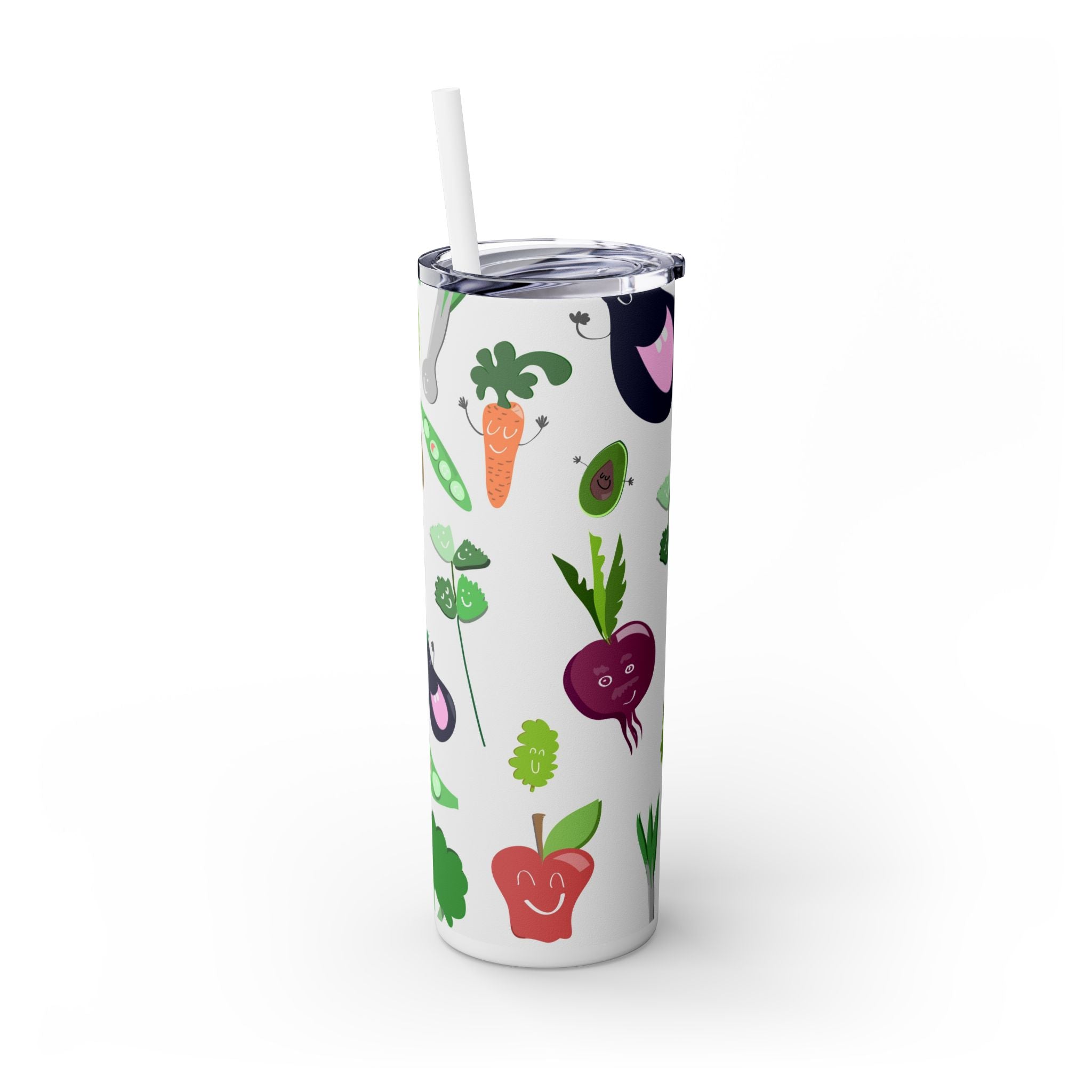 Skinny Tumbler with Straw, 20oz