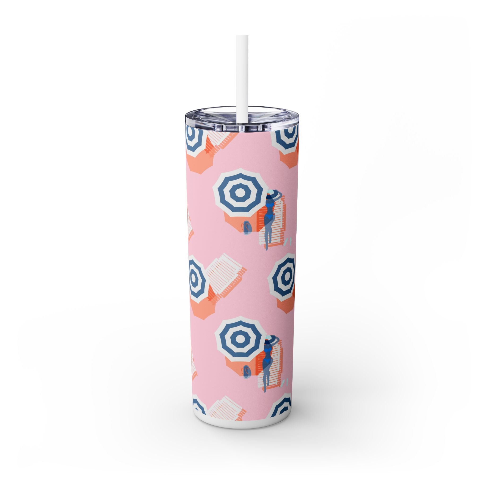 Skinny Tumbler with Straw, 20oz