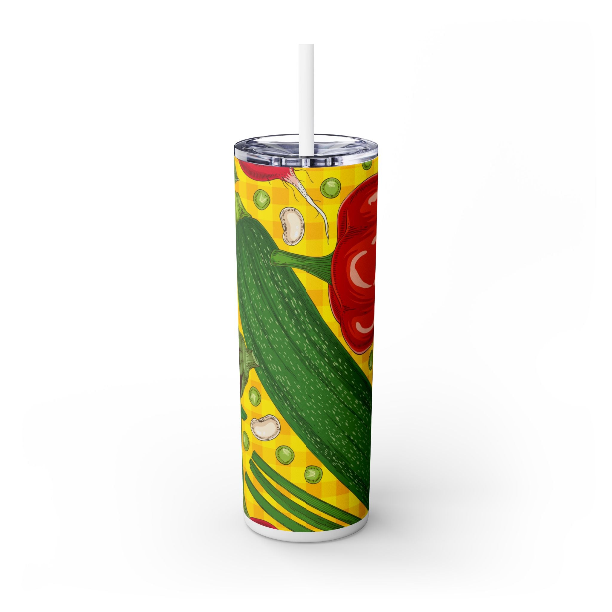 Skinny Tumbler with Straw, 20oz