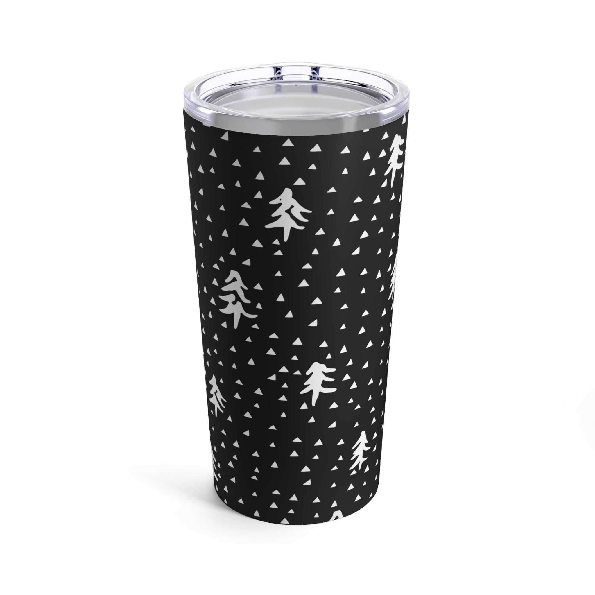 Holiday Cheer 20oz Stainless Steel Skinny Tumbler - Black