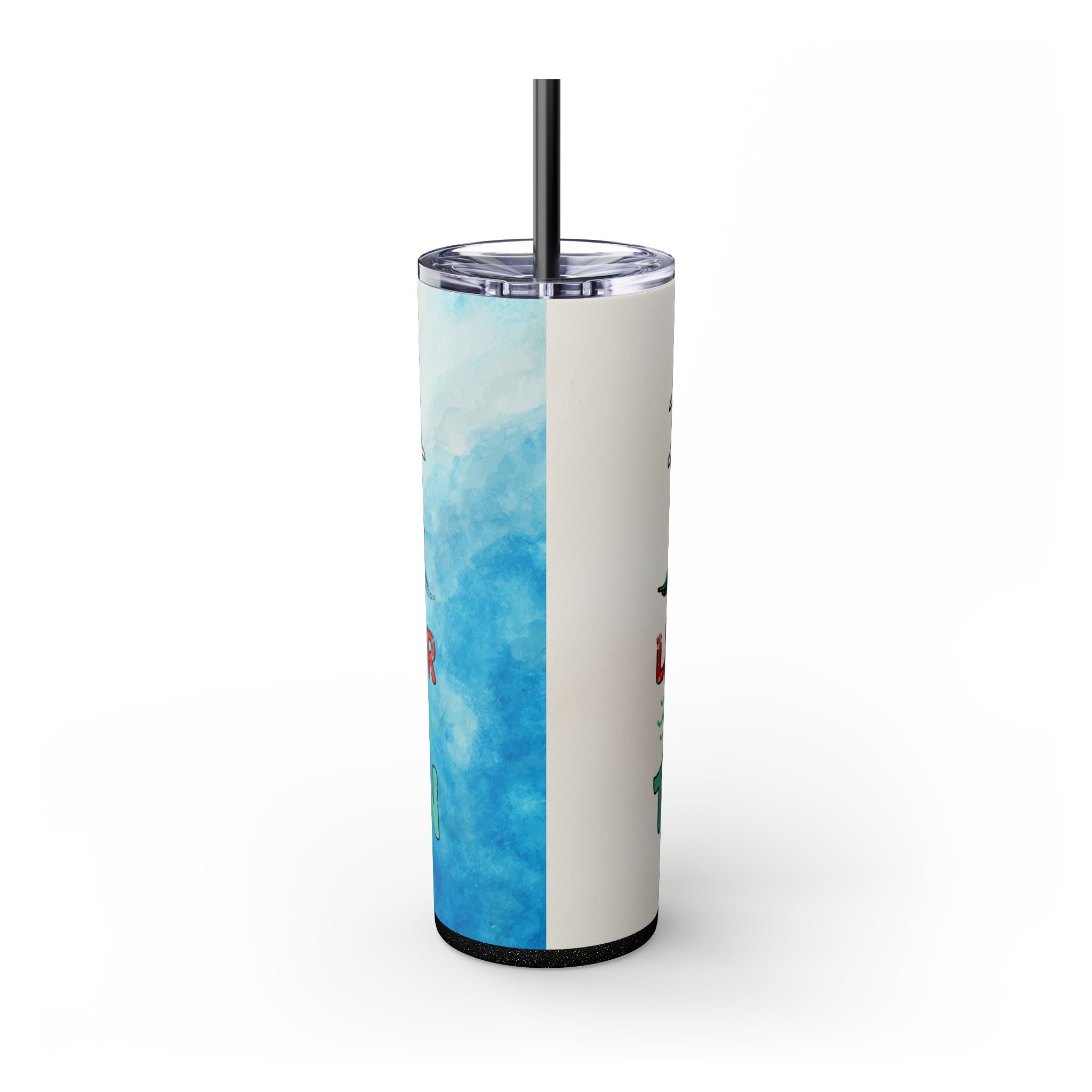 Skinny Tumbler with Straw, 20oz