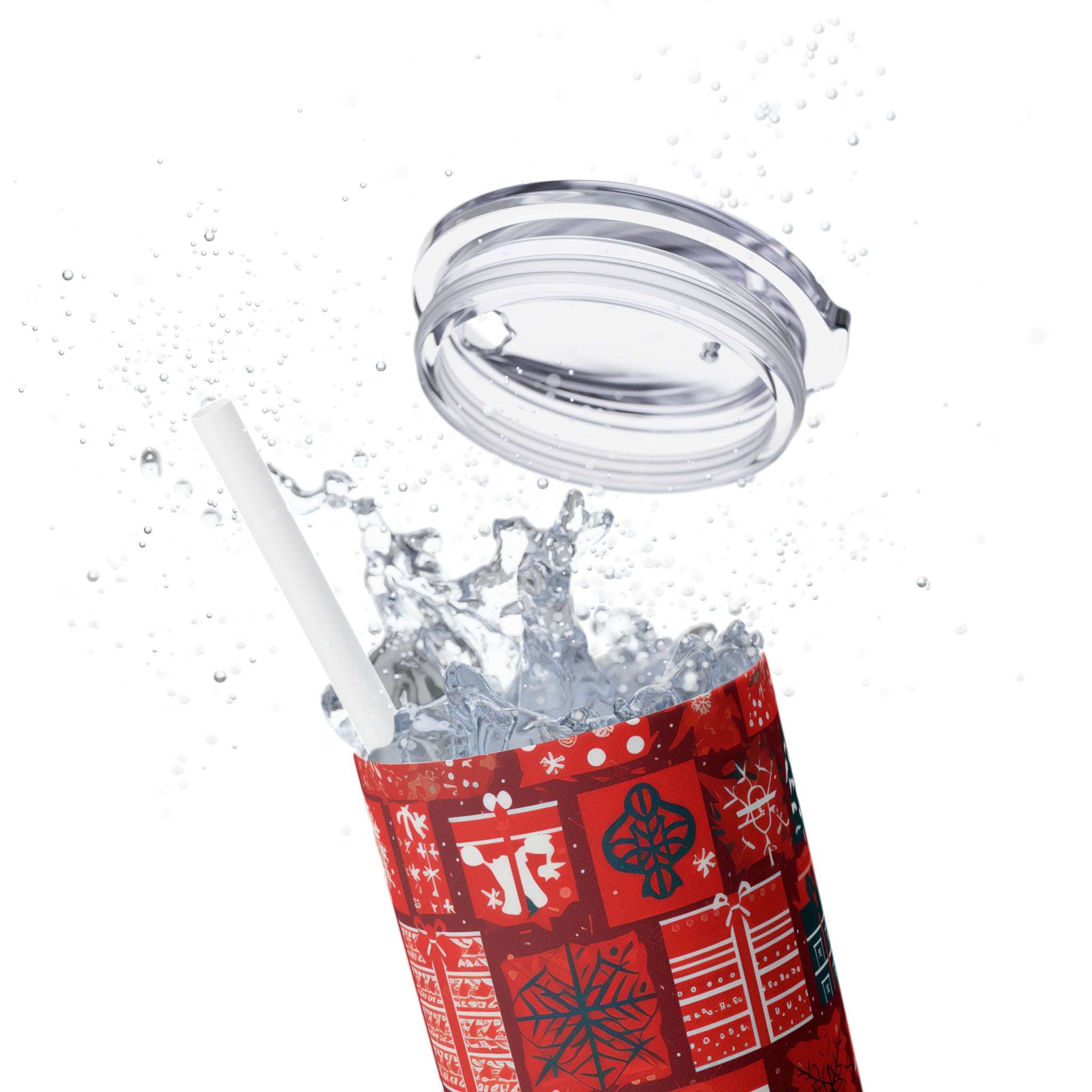 YuletideSip: Sleek Tumblers for Holiday Cheer