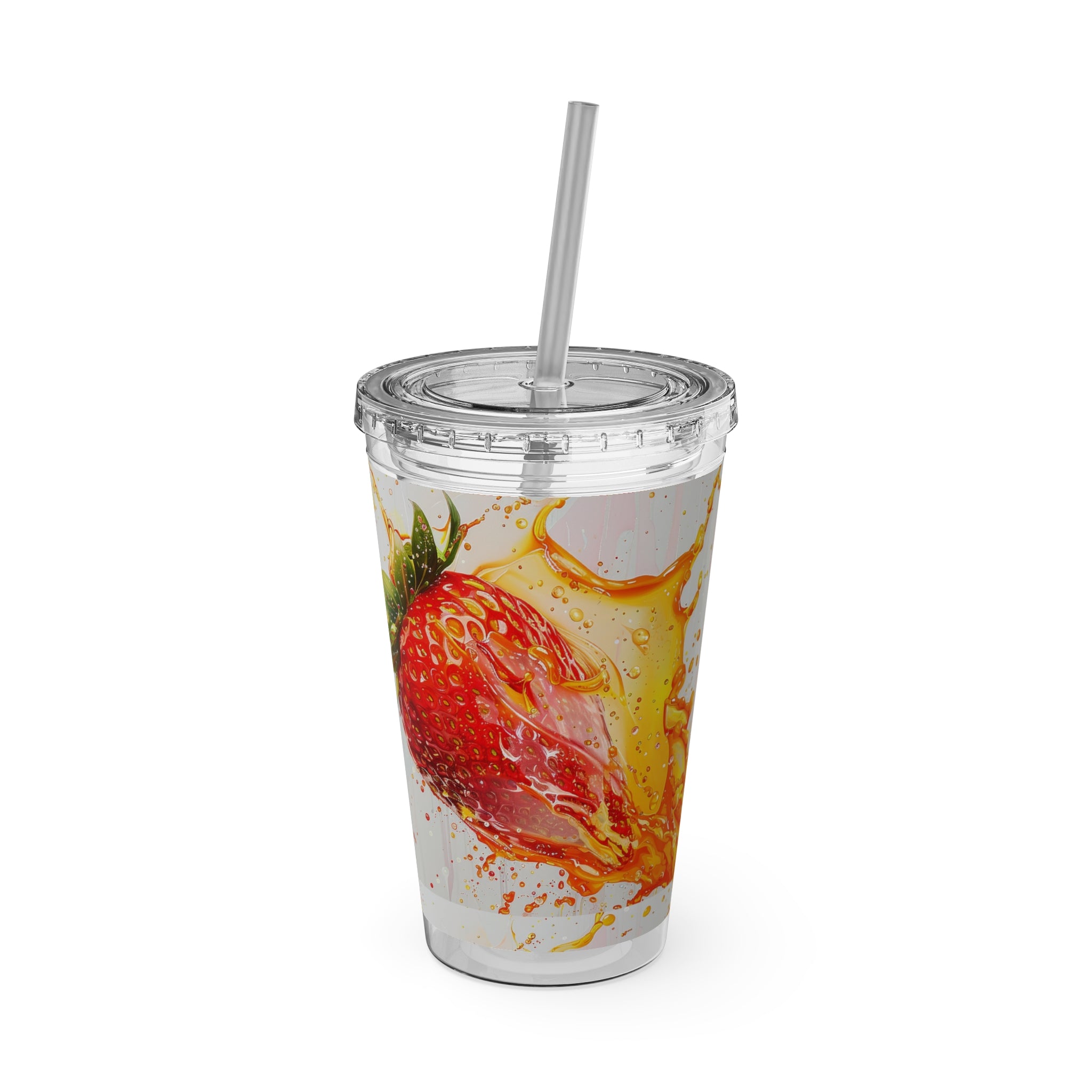 Sunsplash Tumbler with Straw, 16oz