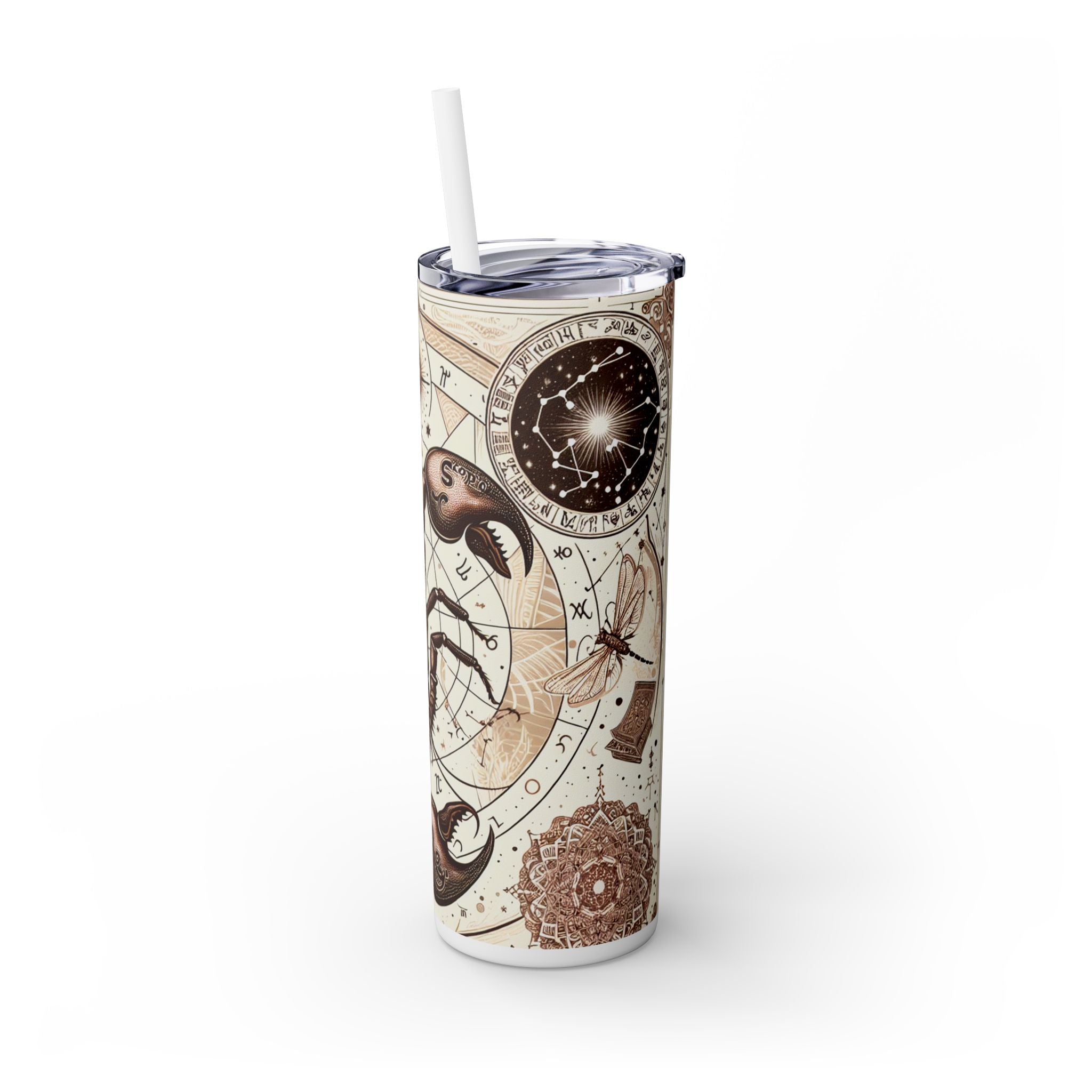 Skinny Tumbler with Straw, 20oz