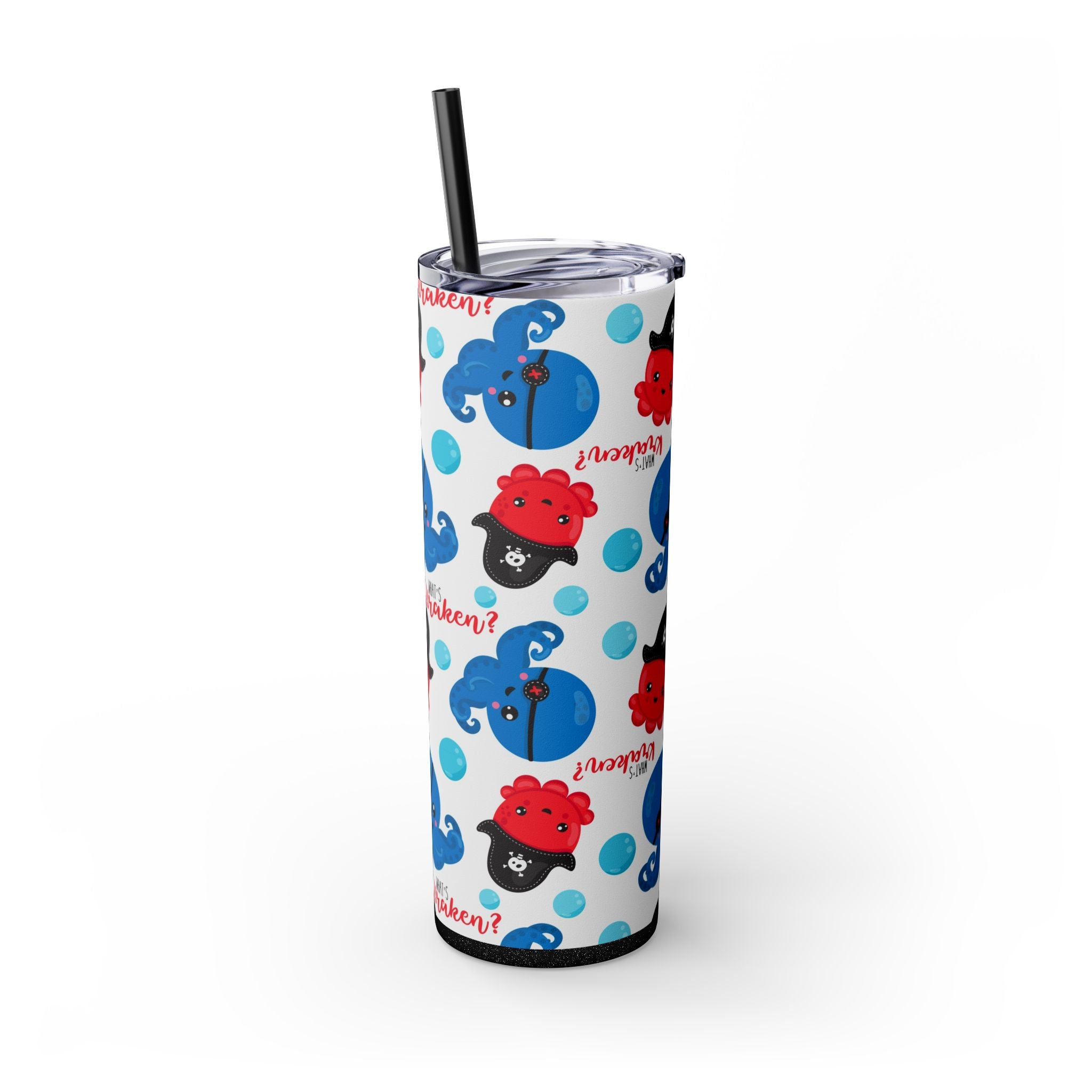 Chilling Sips: 20oz Skinny Tumbler for Halloween
