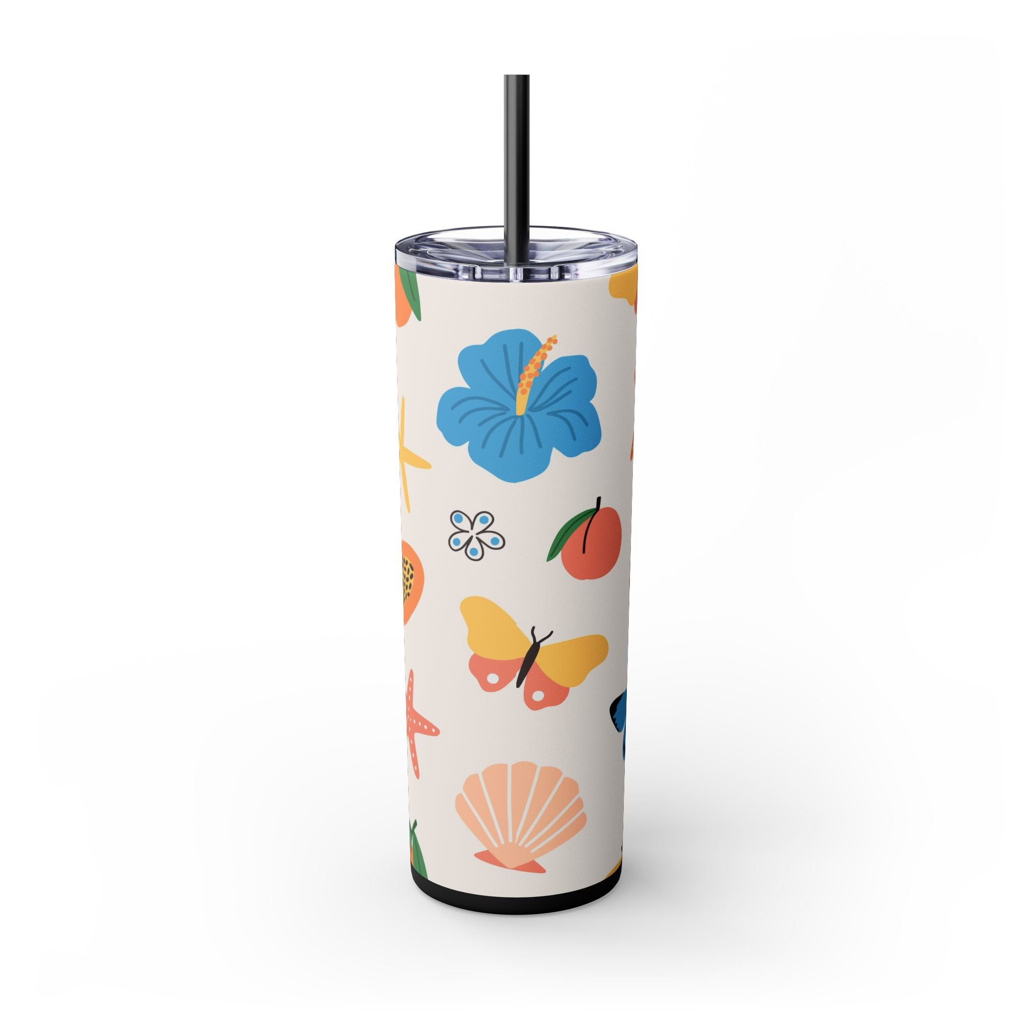 Skinny Tumbler with Straw, 20oz