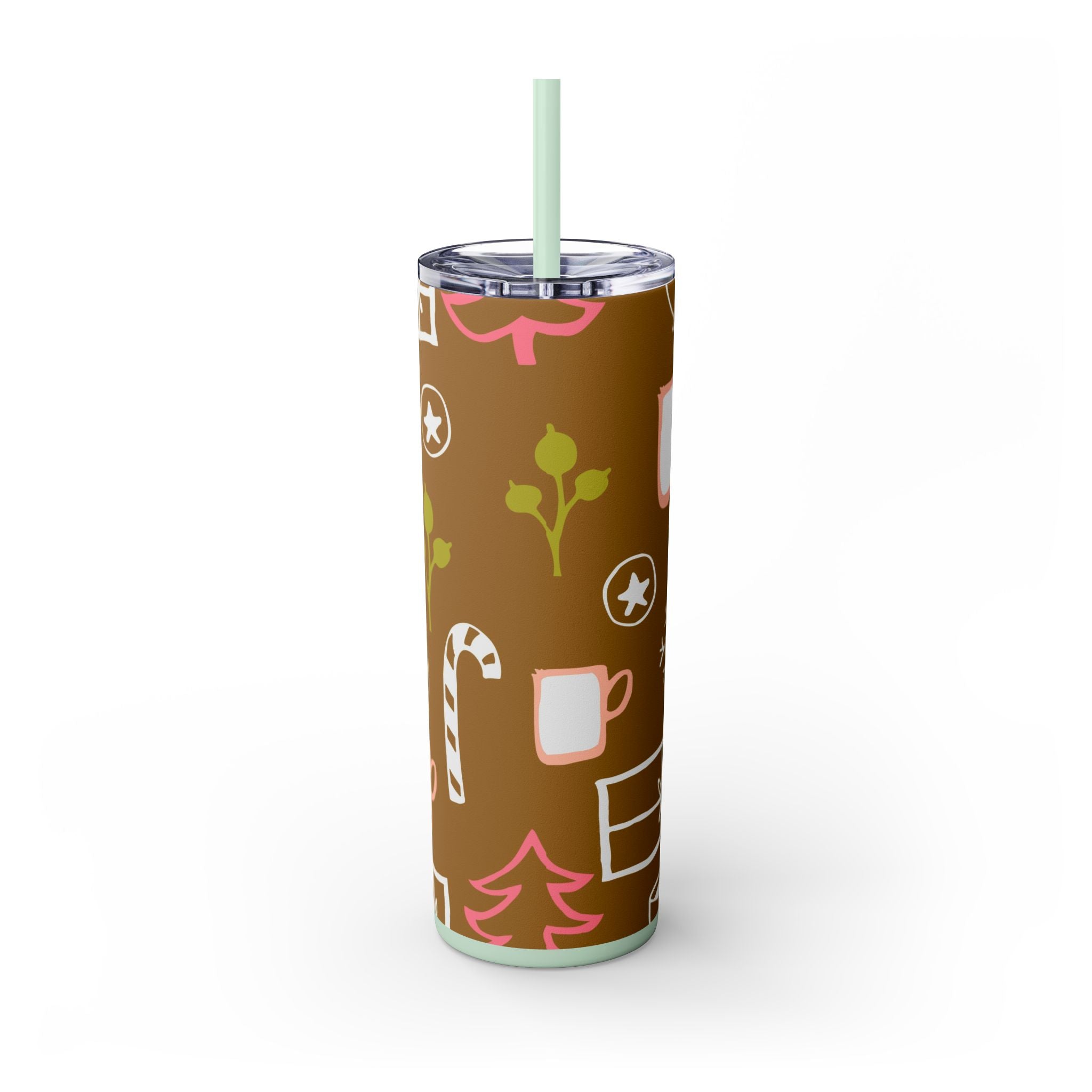 Christmas Magic 20oz Skinny Tumbler with Straw