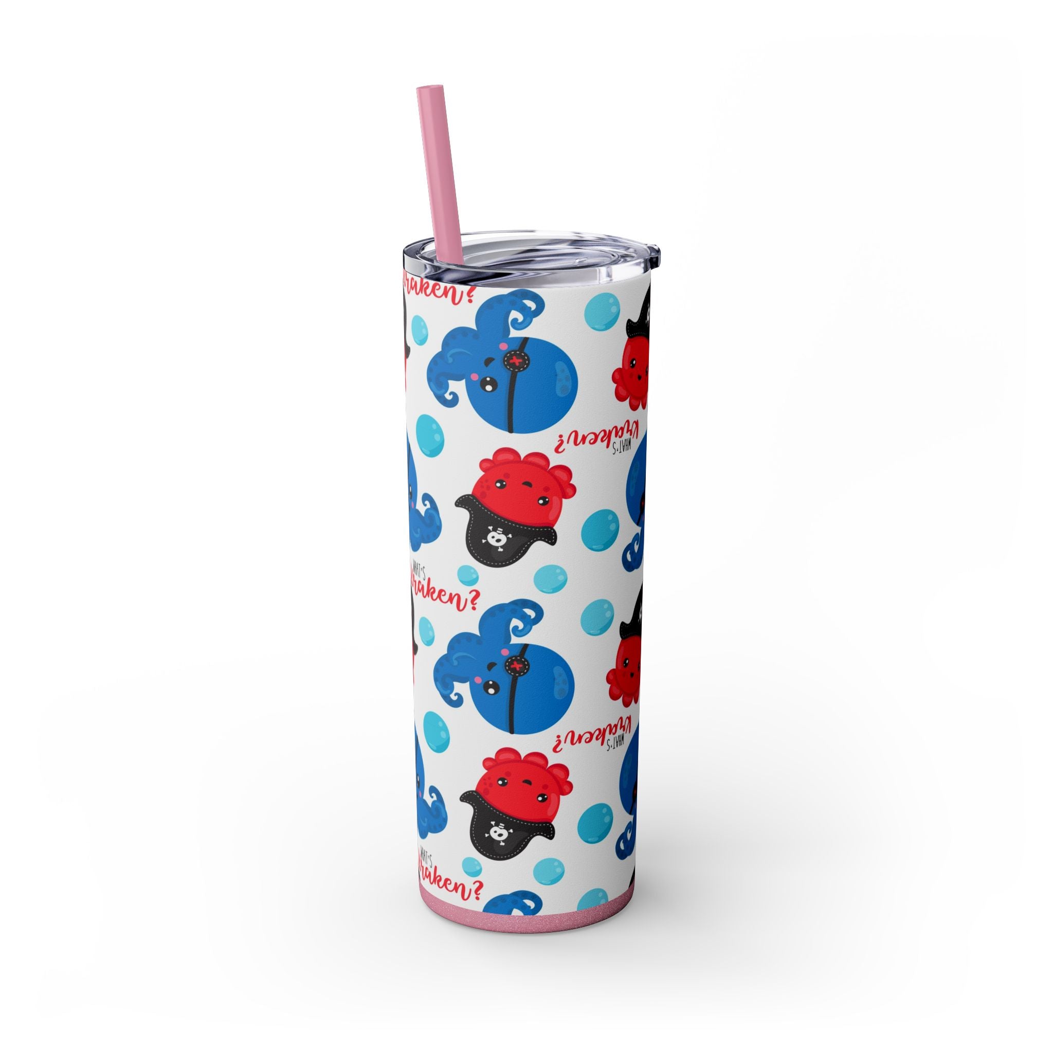 Chilling Sips: 20oz Skinny Tumbler for Halloween