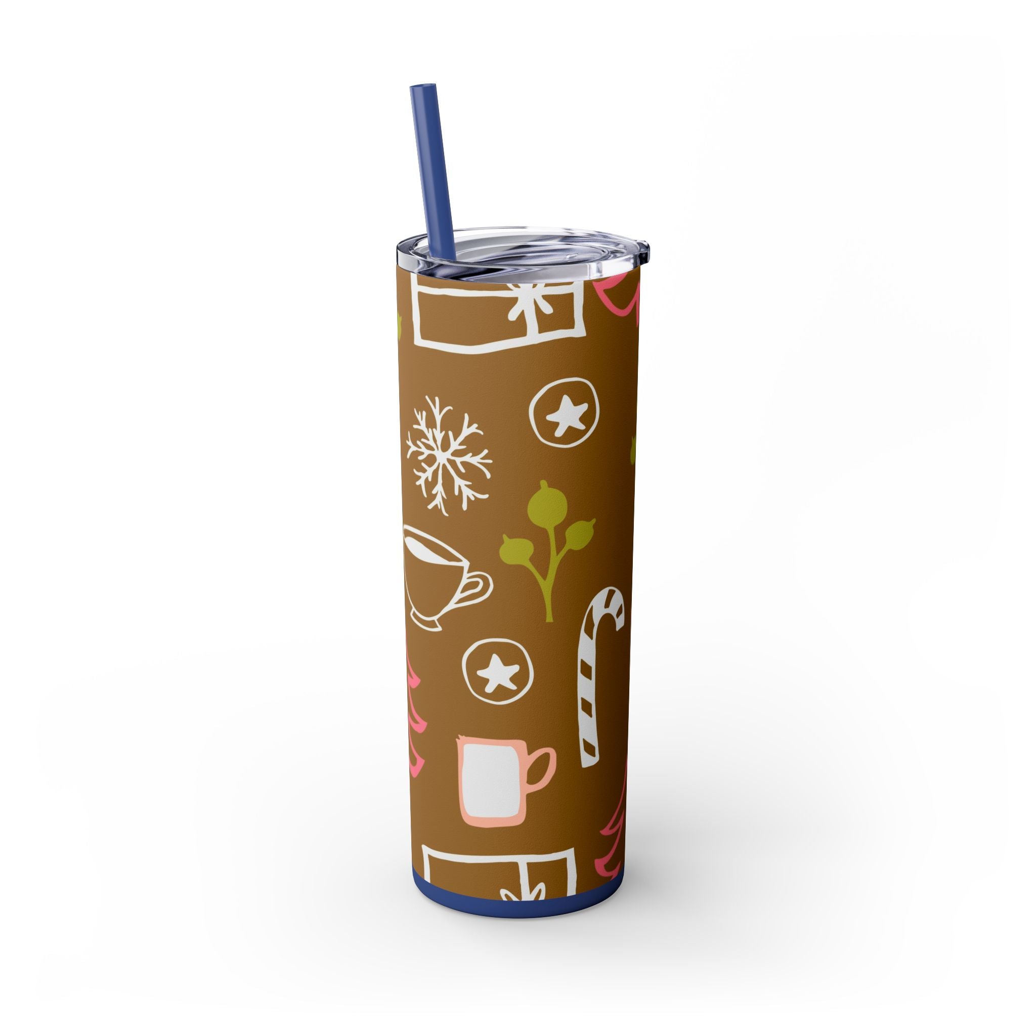 Christmas Magic 20oz Skinny Tumbler with Straw
