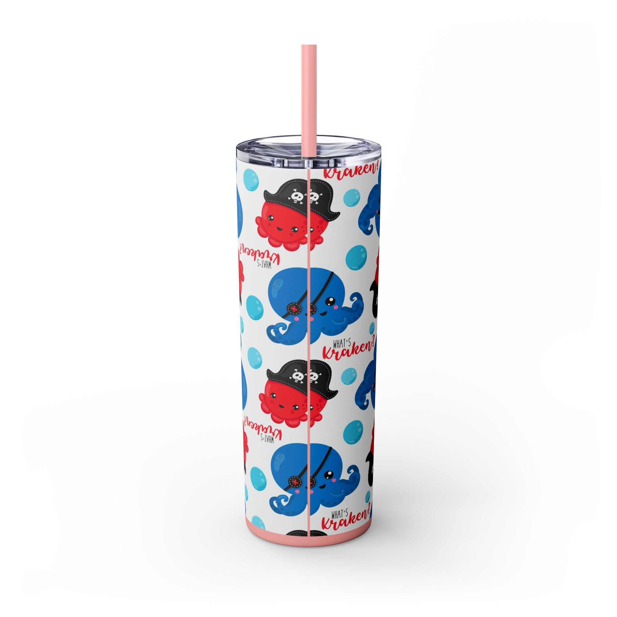 Chilling Sips: 20oz Skinny Tumbler for Halloween