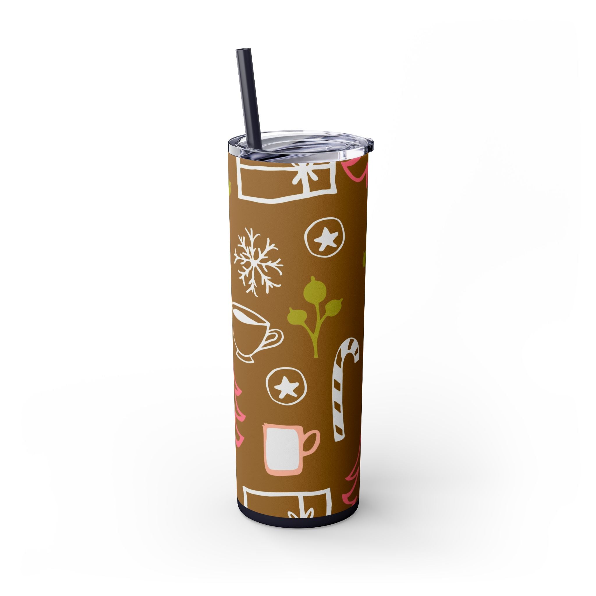 Christmas Magic 20oz Skinny Tumbler with Straw
