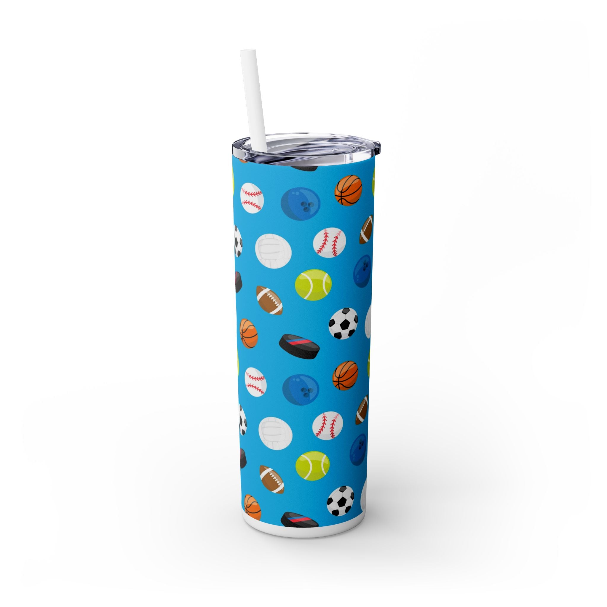 Skinny Tumbler with Straw, 20oz