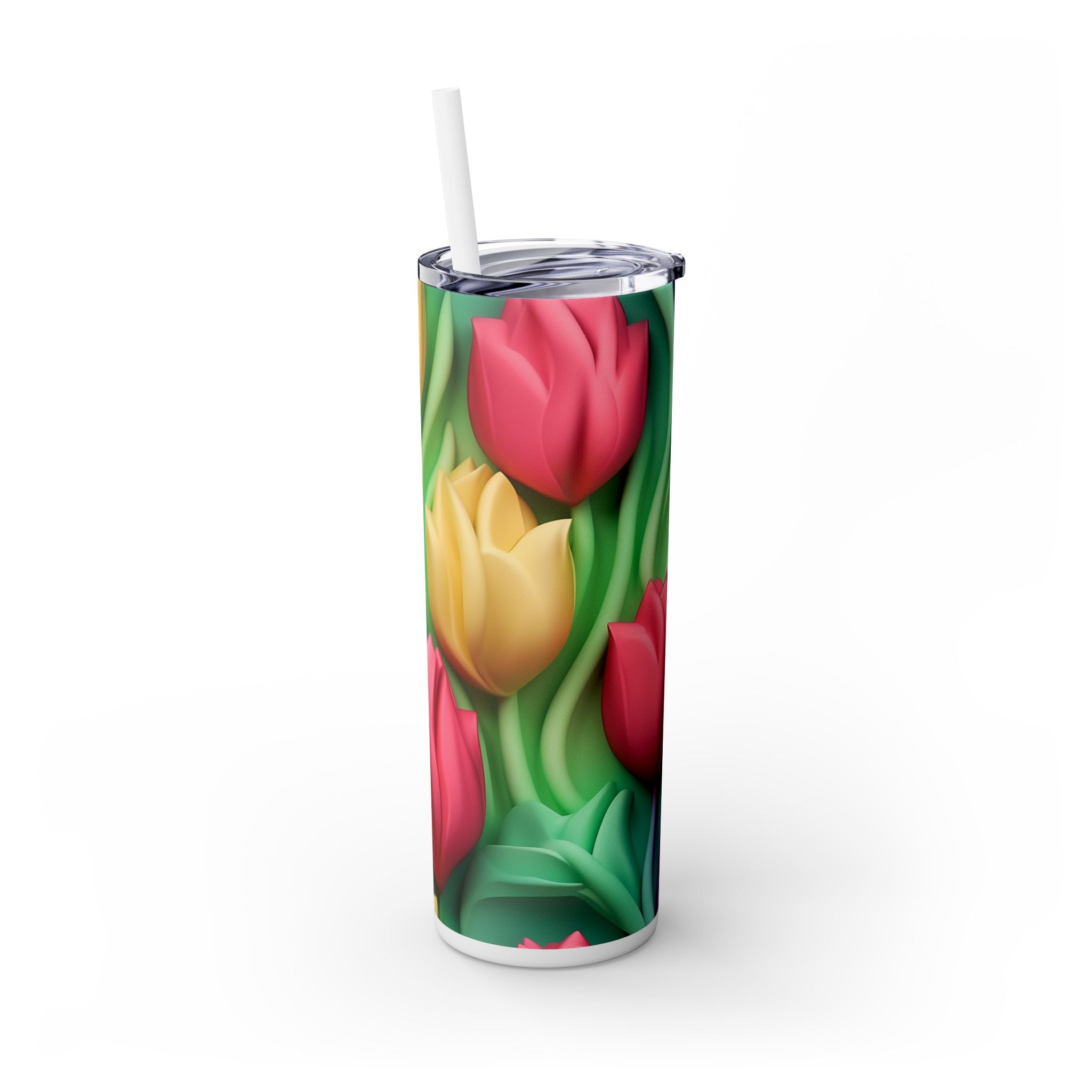 Skinny Tumbler with Straw, 20oz