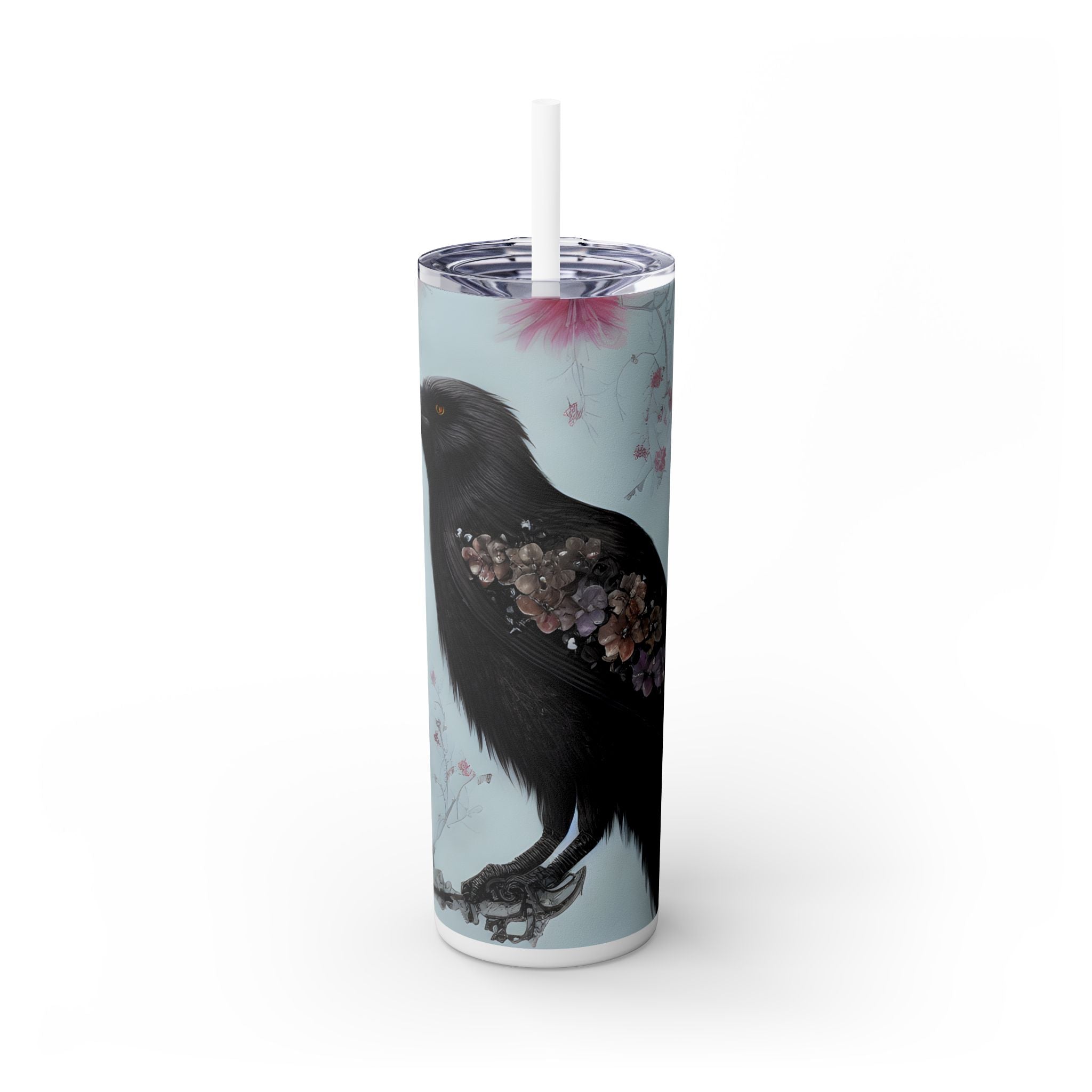 Skinny Tumbler with Straw, 20oz