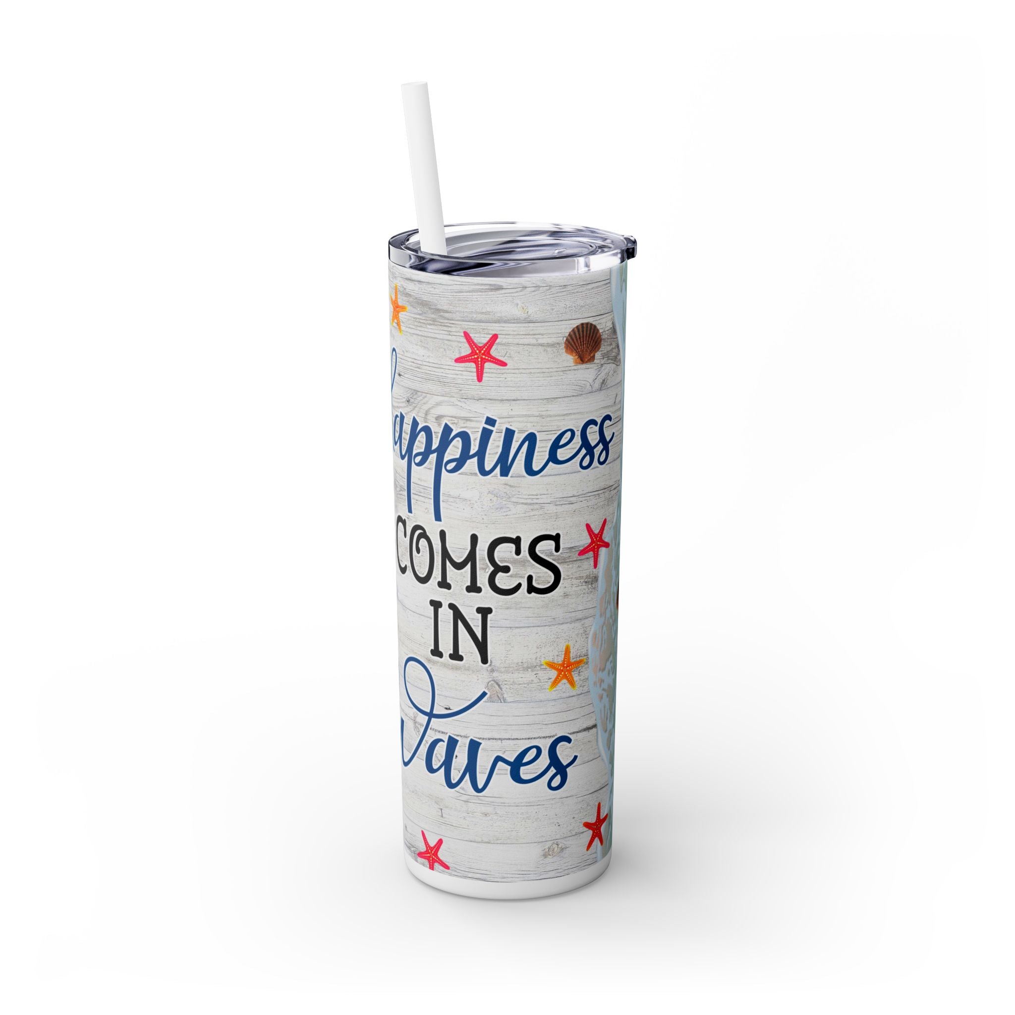 Skinny Tumbler with Straw, 20oz