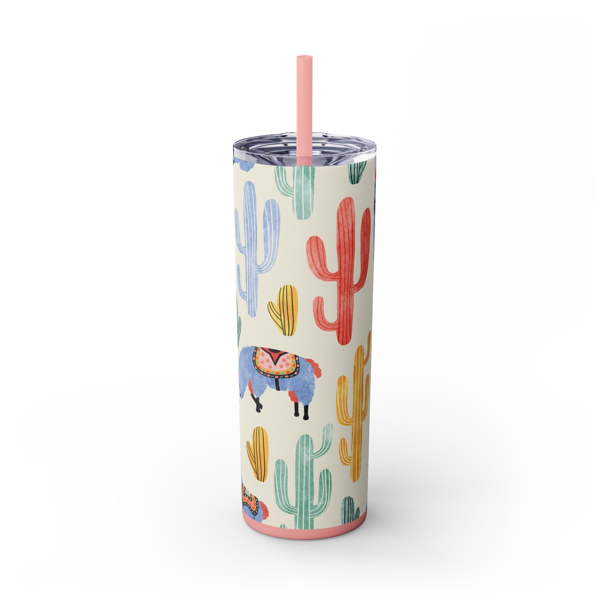 Skinny Tumbler with Straw, 20oz