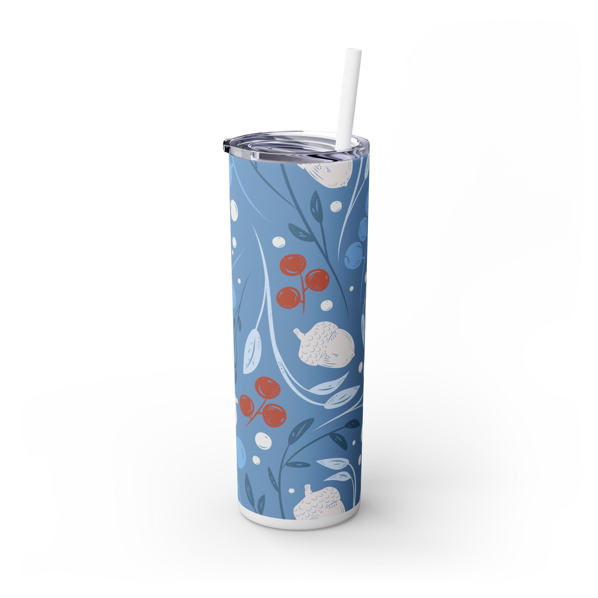 Skinny Tumbler with Straw, 20oz