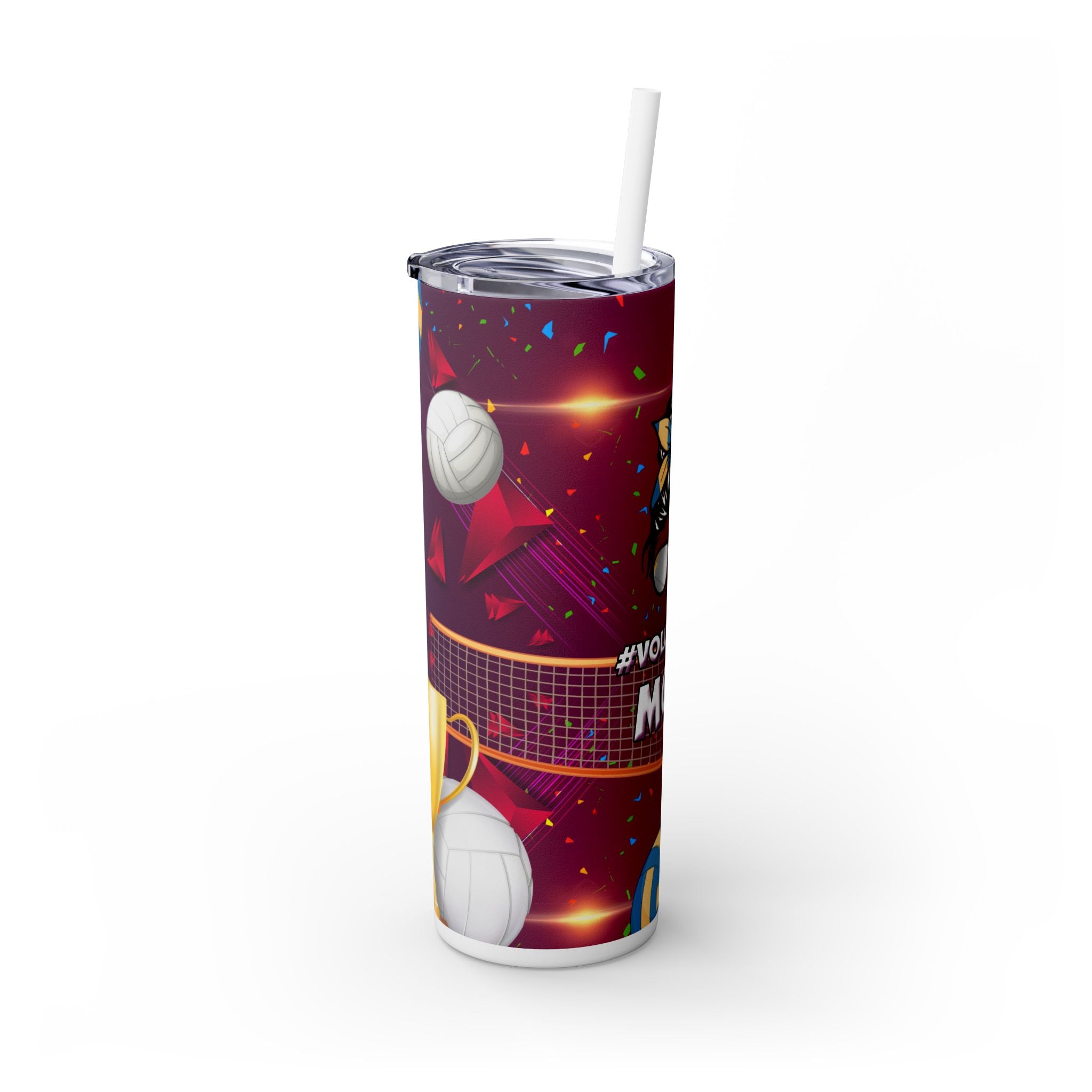 Skinny Tumbler with Straw, 20oz