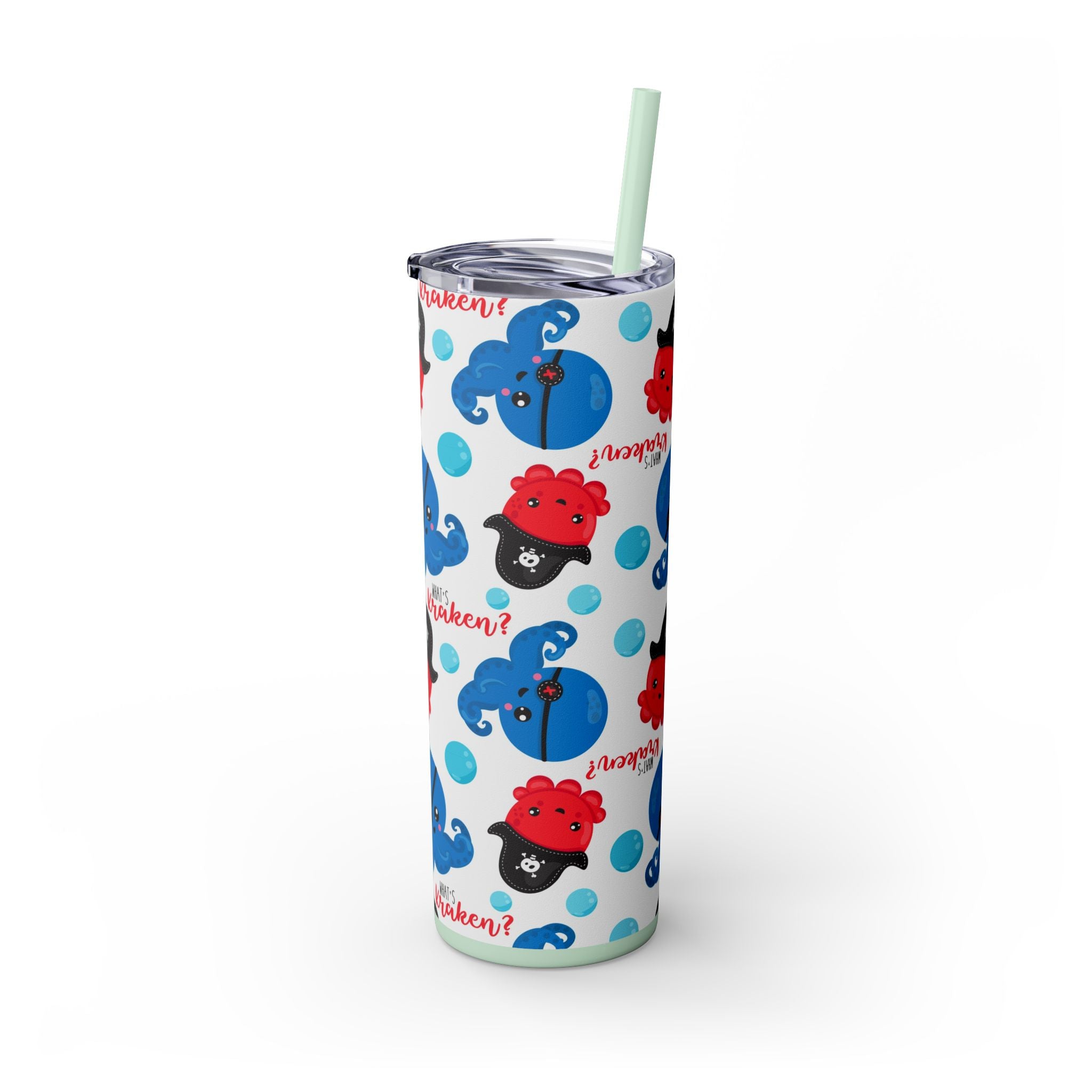 Chilling Sips: 20oz Skinny Tumbler for Halloween