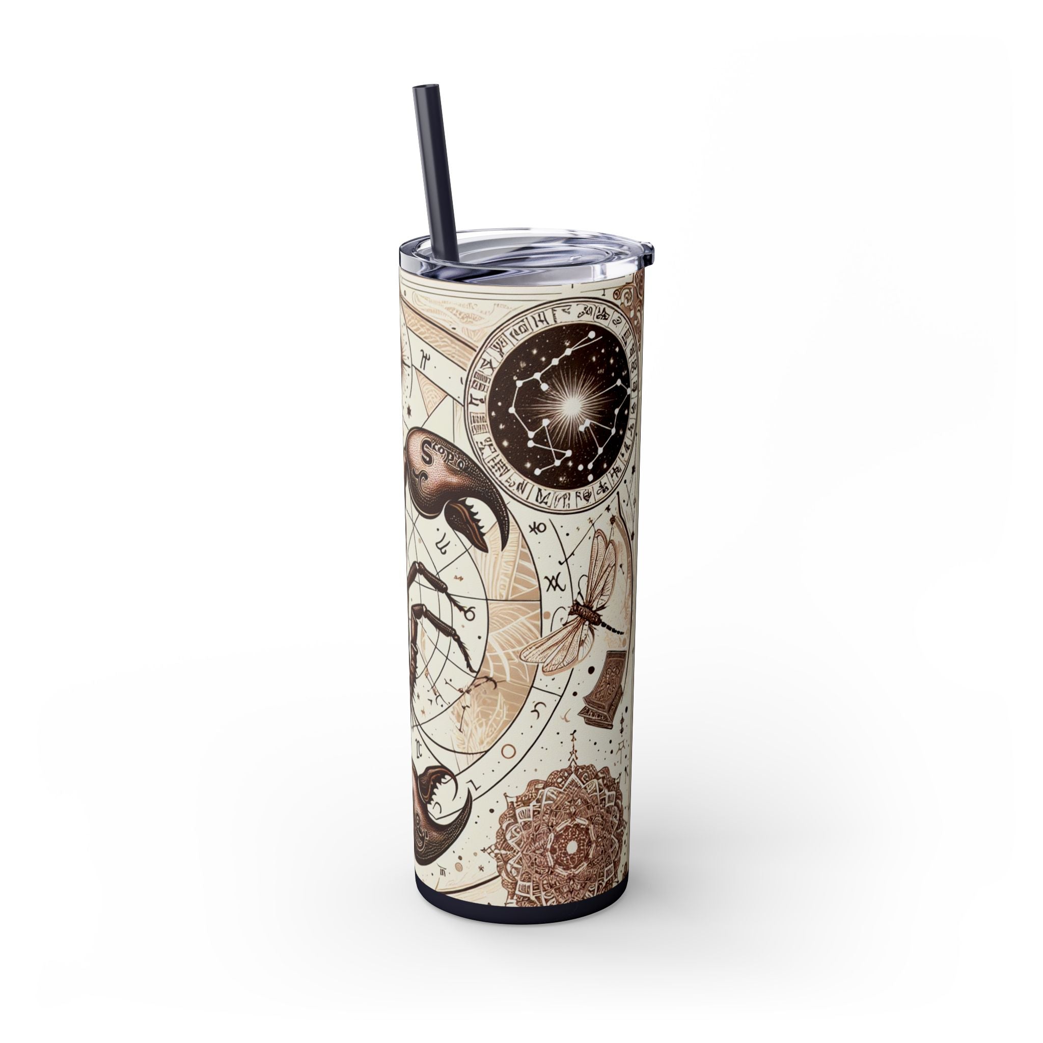Skinny Tumbler with Straw, 20oz